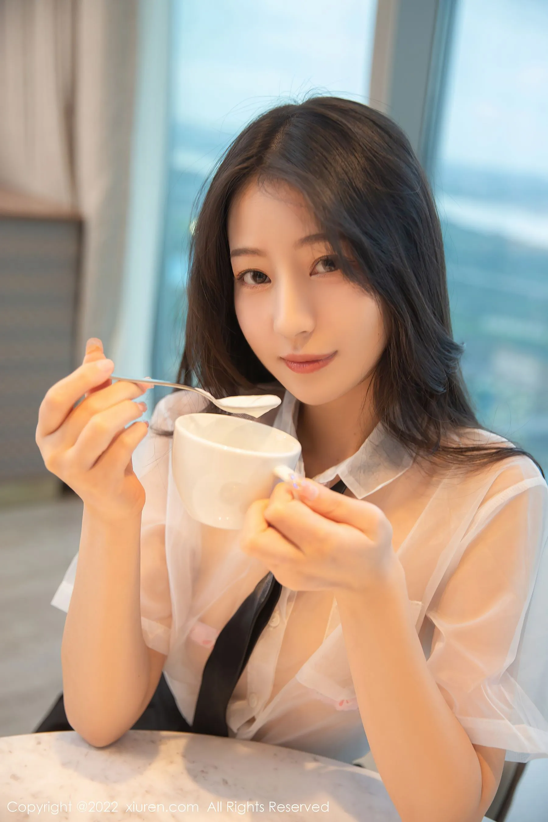  秀人网 No.5385 熊小诺 黑丝美腿第14张