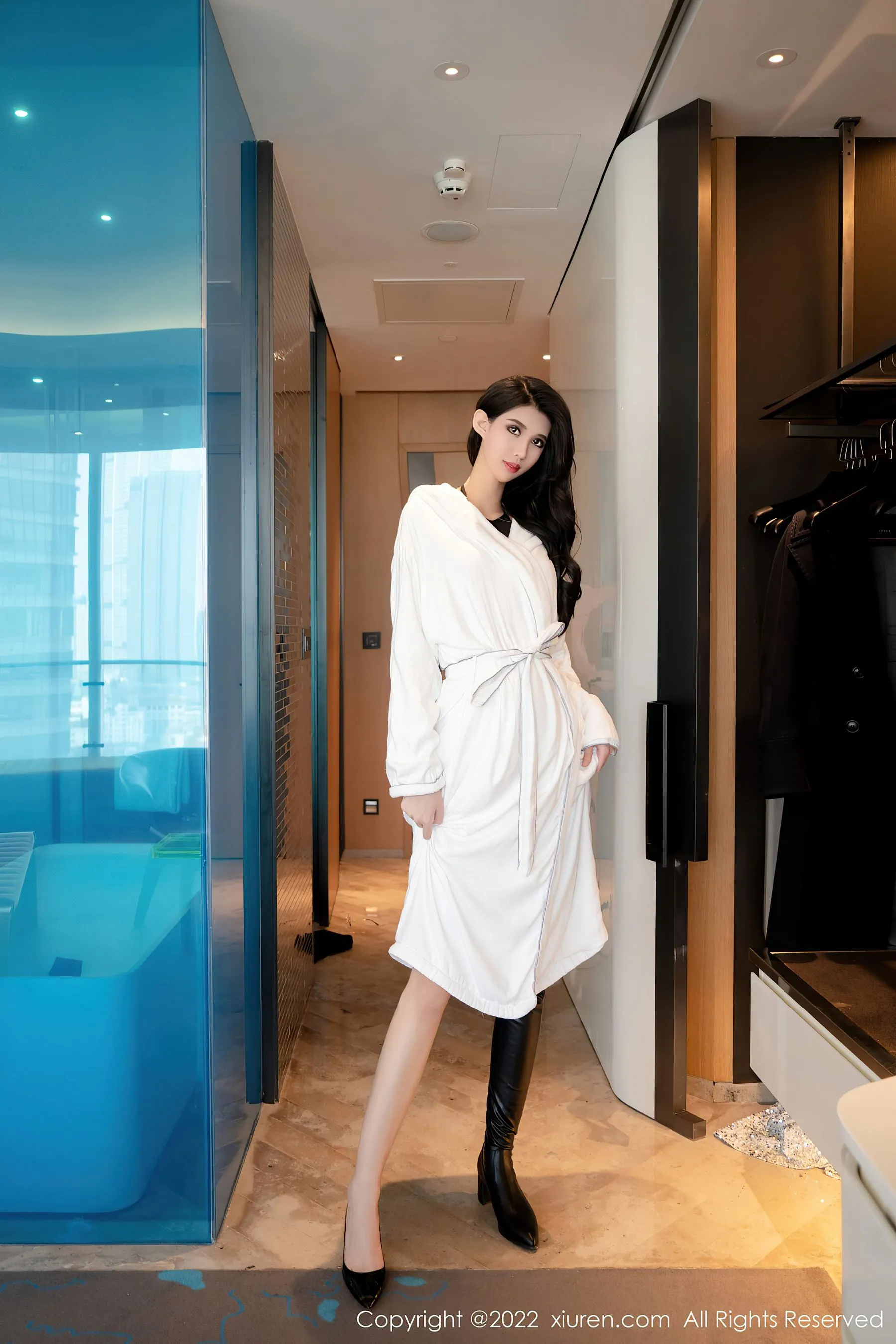  秀人网 No.4958 葛征 睡袍美腿第15张