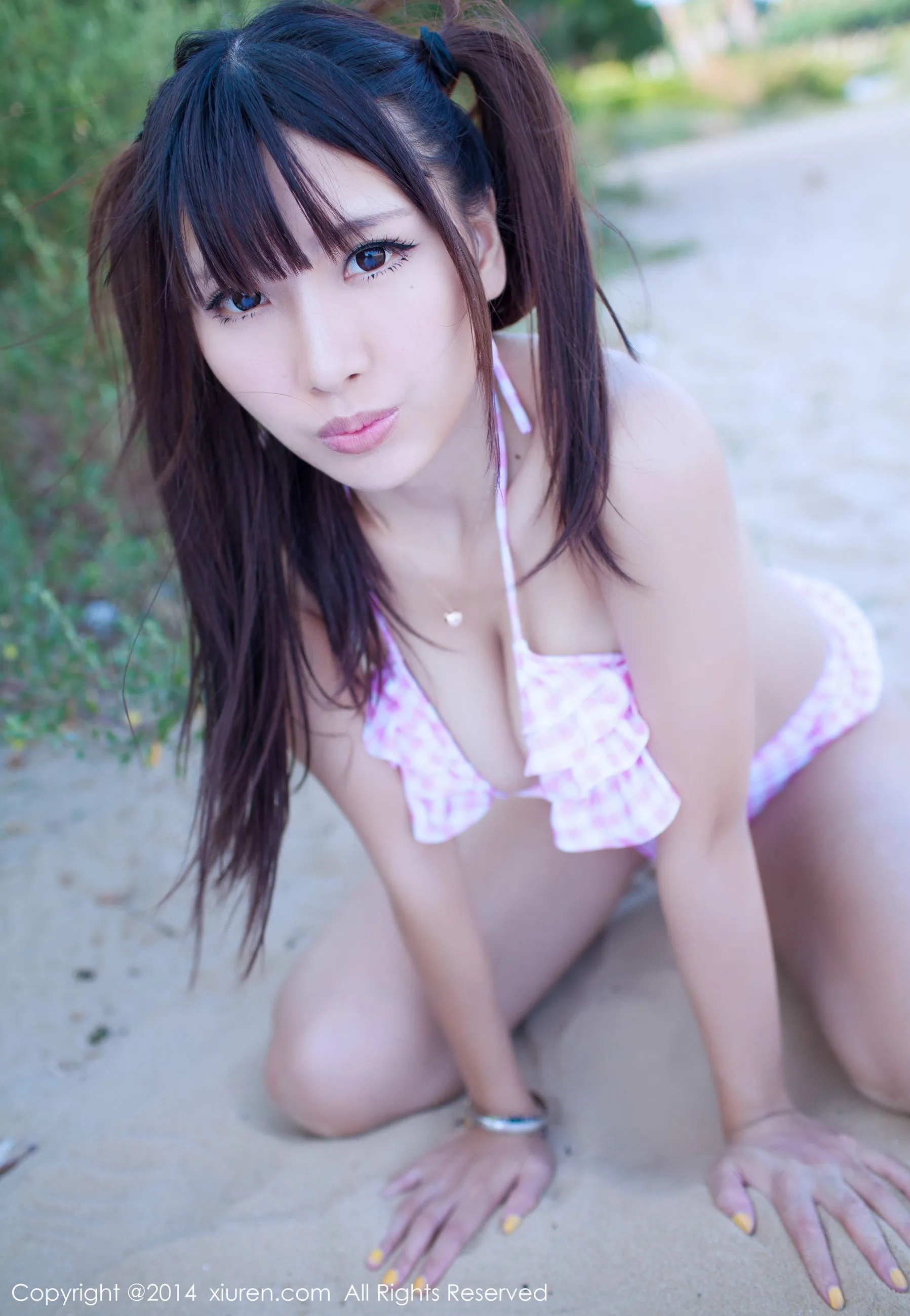 李镇姬/晓茜sunny《爆乳内衣+海边系列》 秀人网 No.227第23张