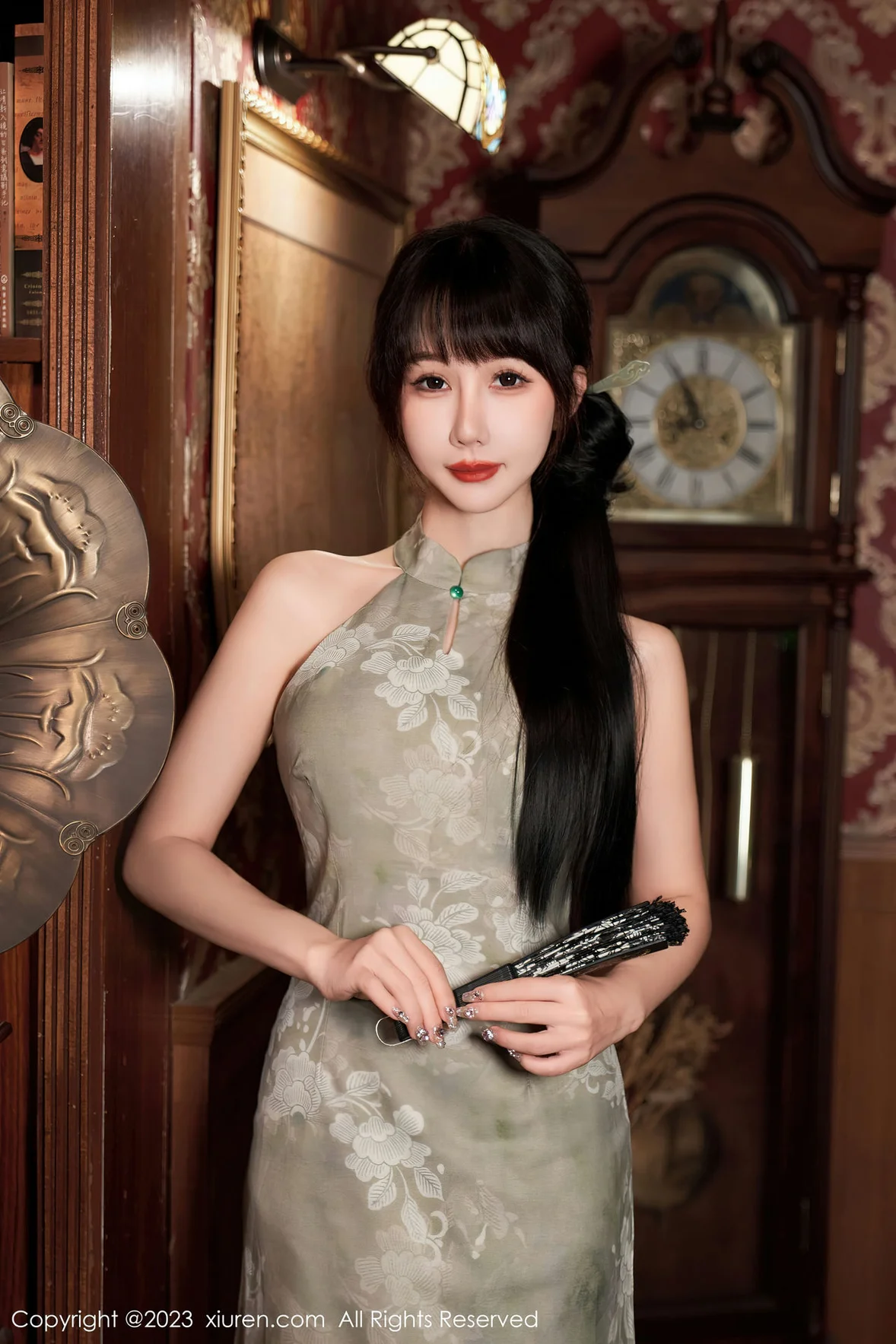  XiuRen 秀人 No.7337 波巧酱 旗袍捆绑旅拍写真 [91P]第3张