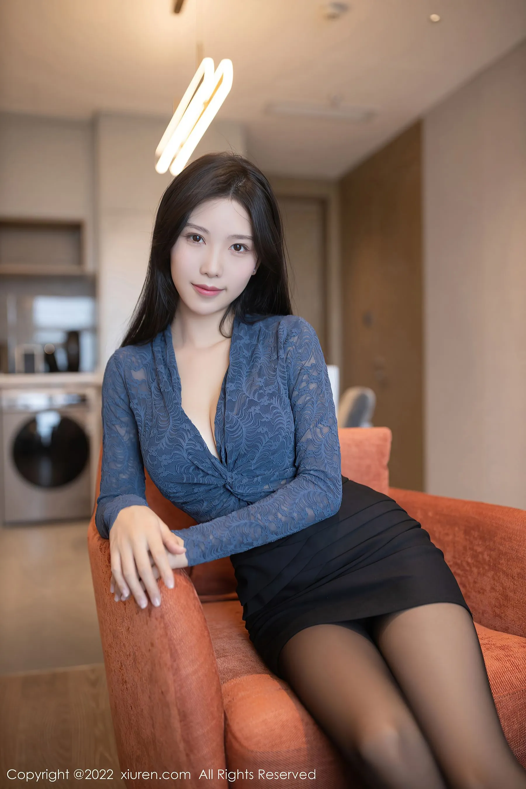  秀人网 No.4975 利世 美臀黑丝第21张