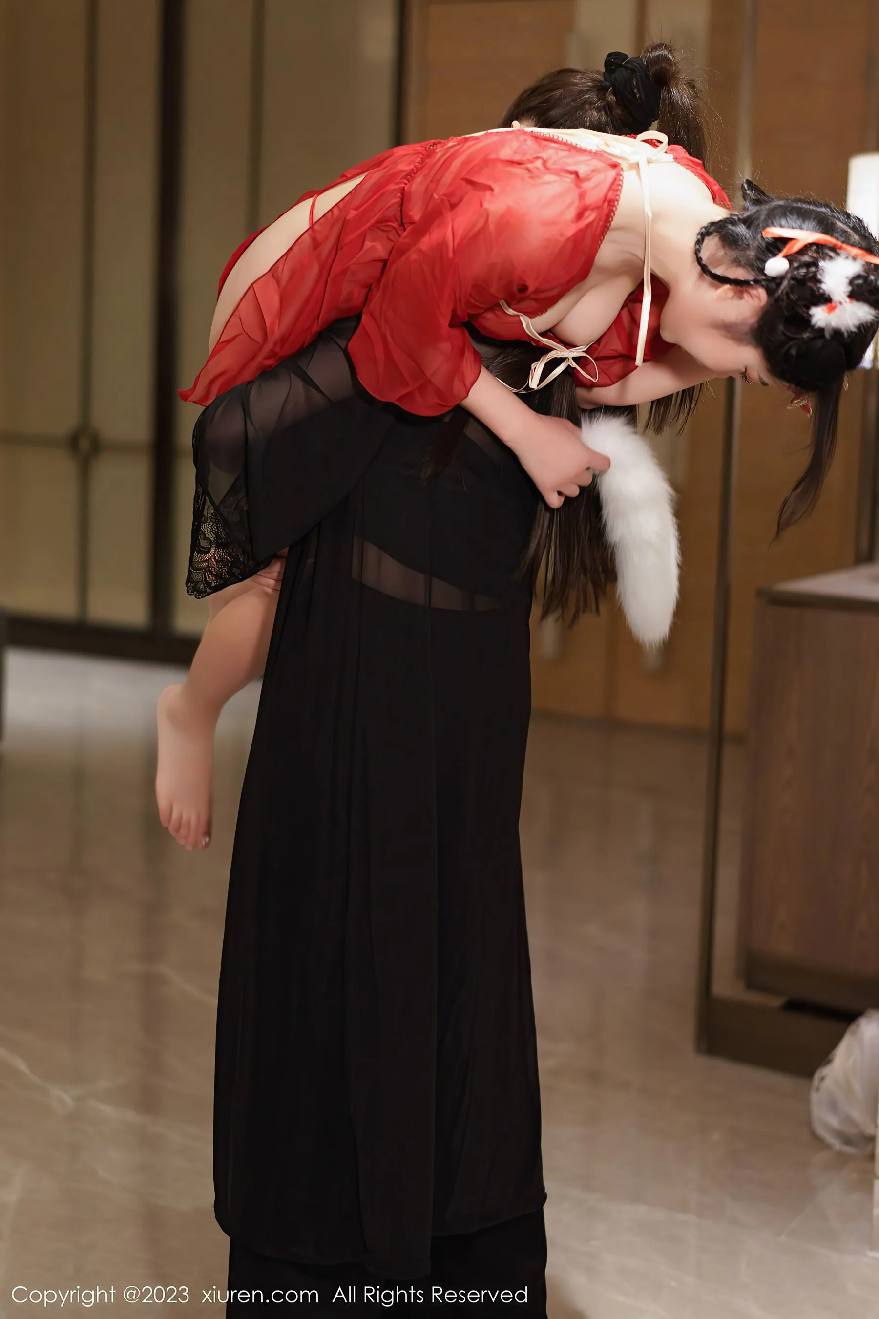  秀人网 No.6170 妲己_Toxic 古装美腿第8张