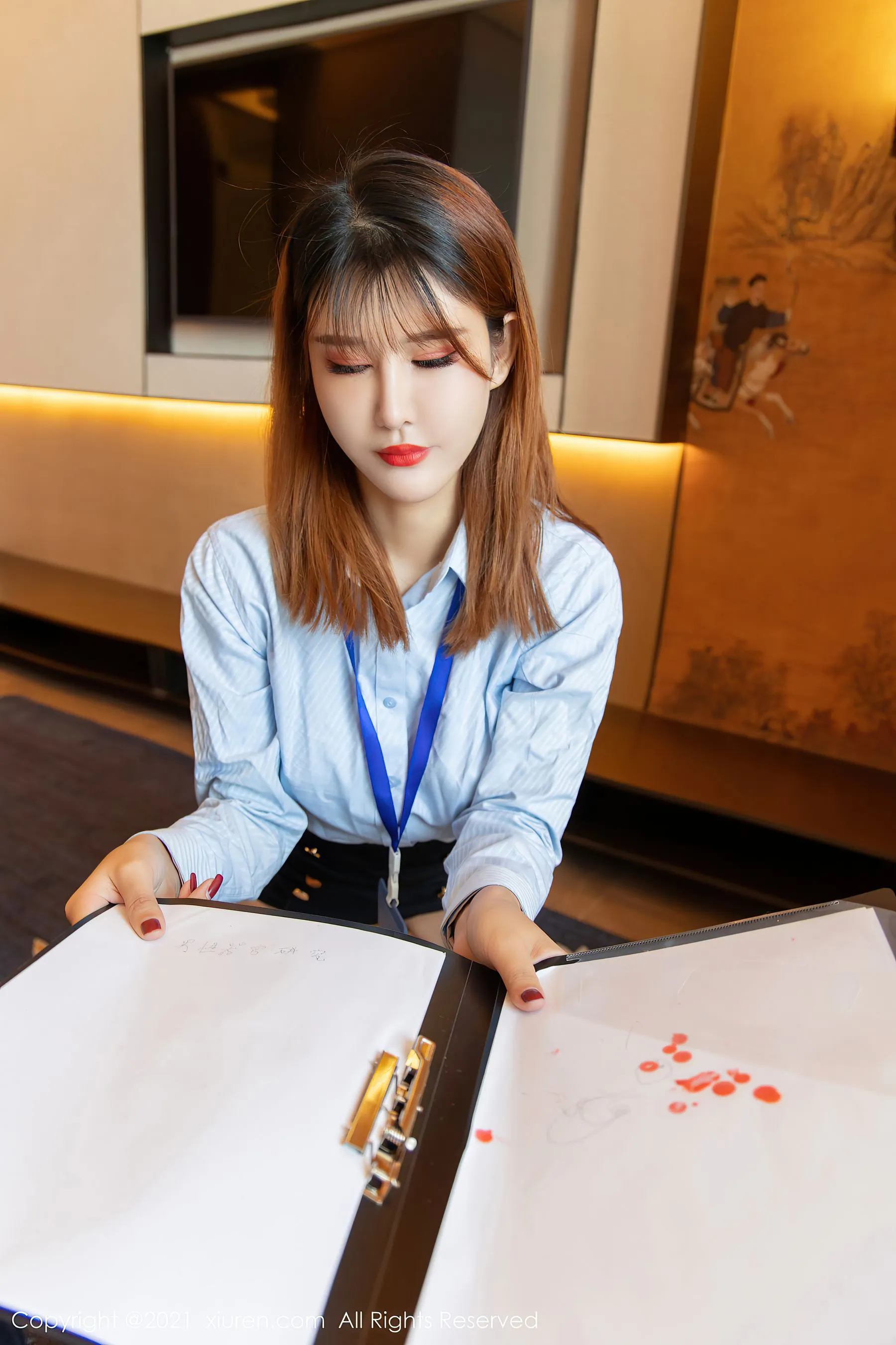  秀人 No.4247 夏沫沫tifa第4张