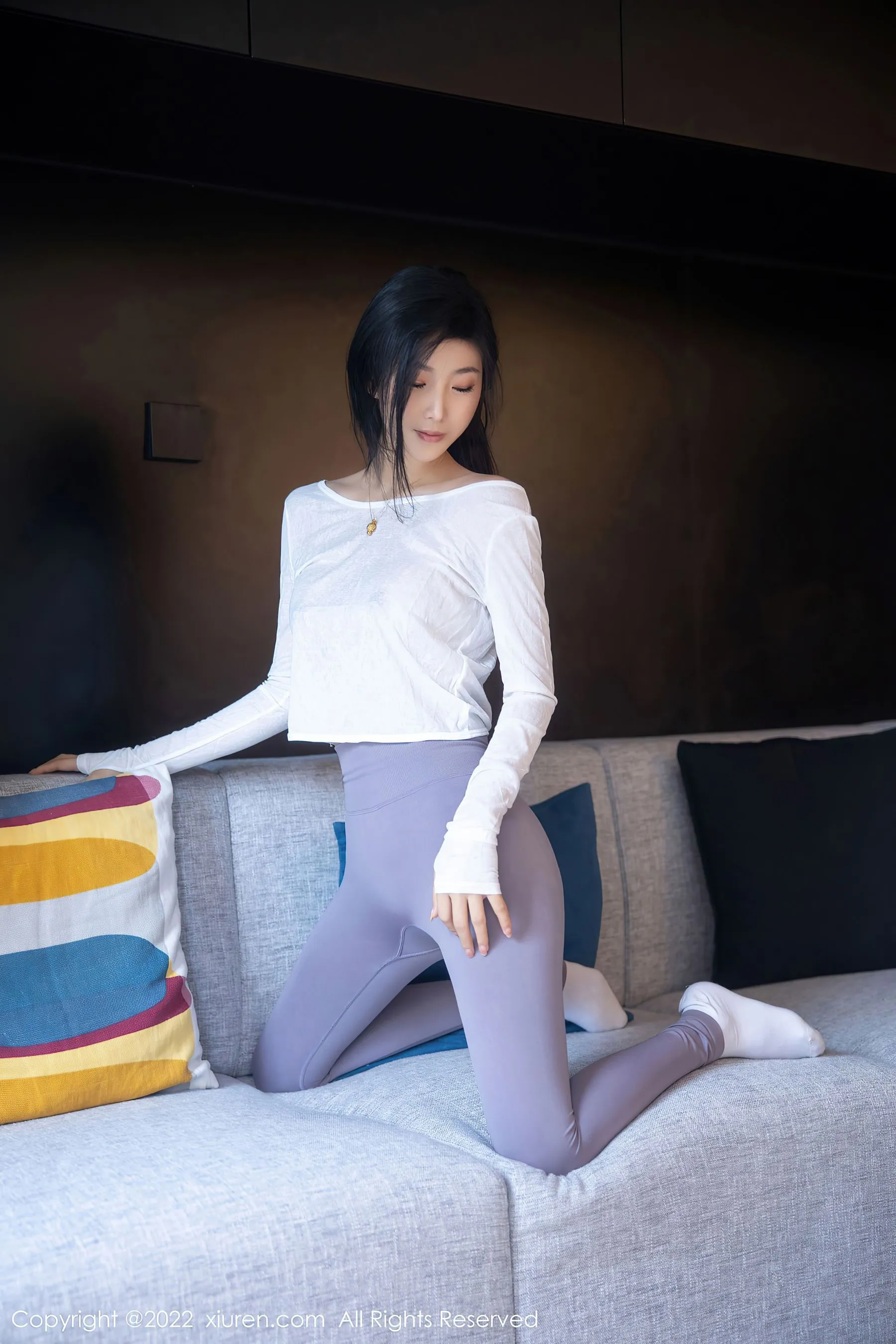  秀人网 No.5799 苏苏阿 新人瑜伽服第24张