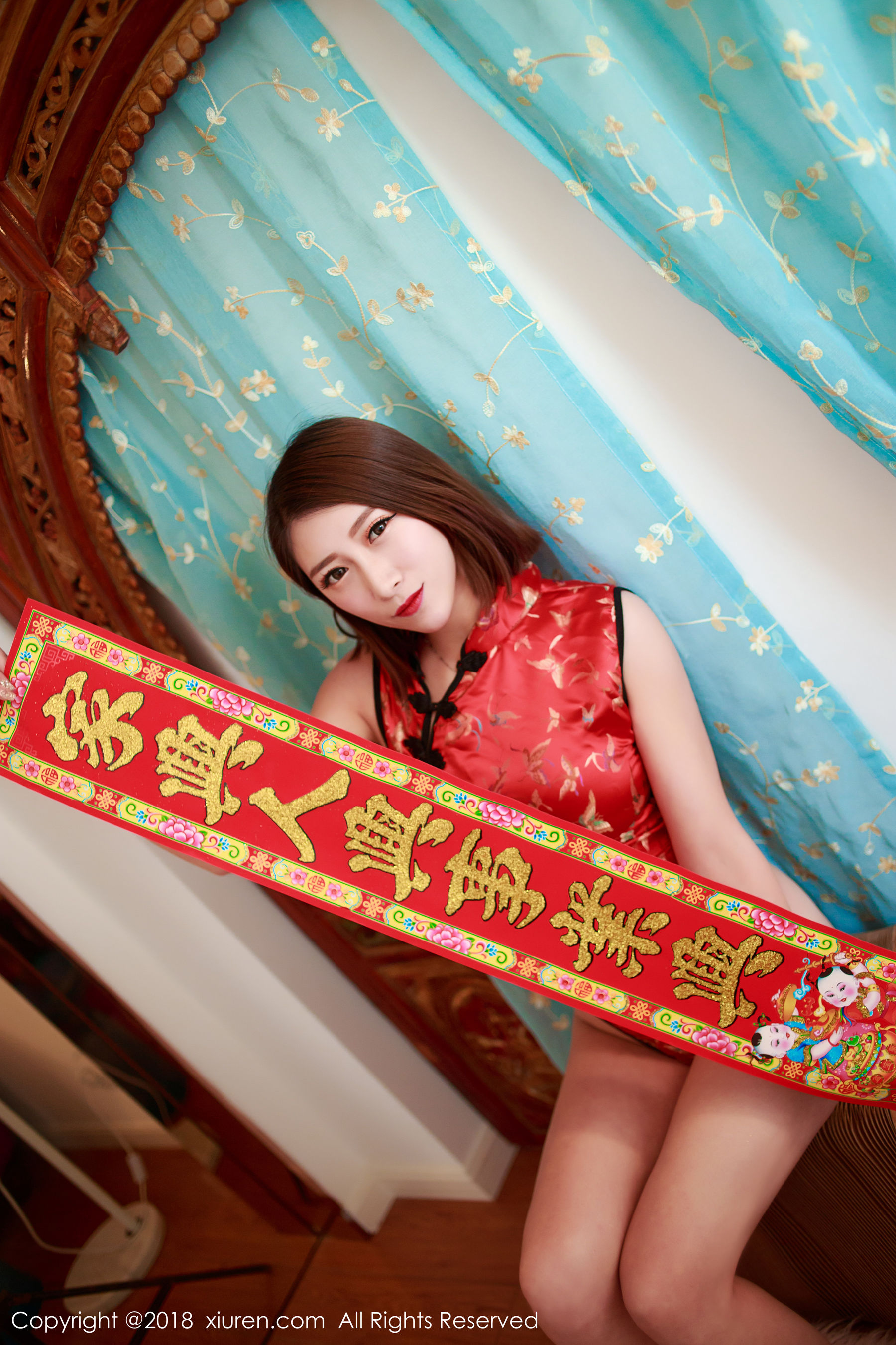 模特@杜花花《新春写真特辑》 秀人 No.914第11张