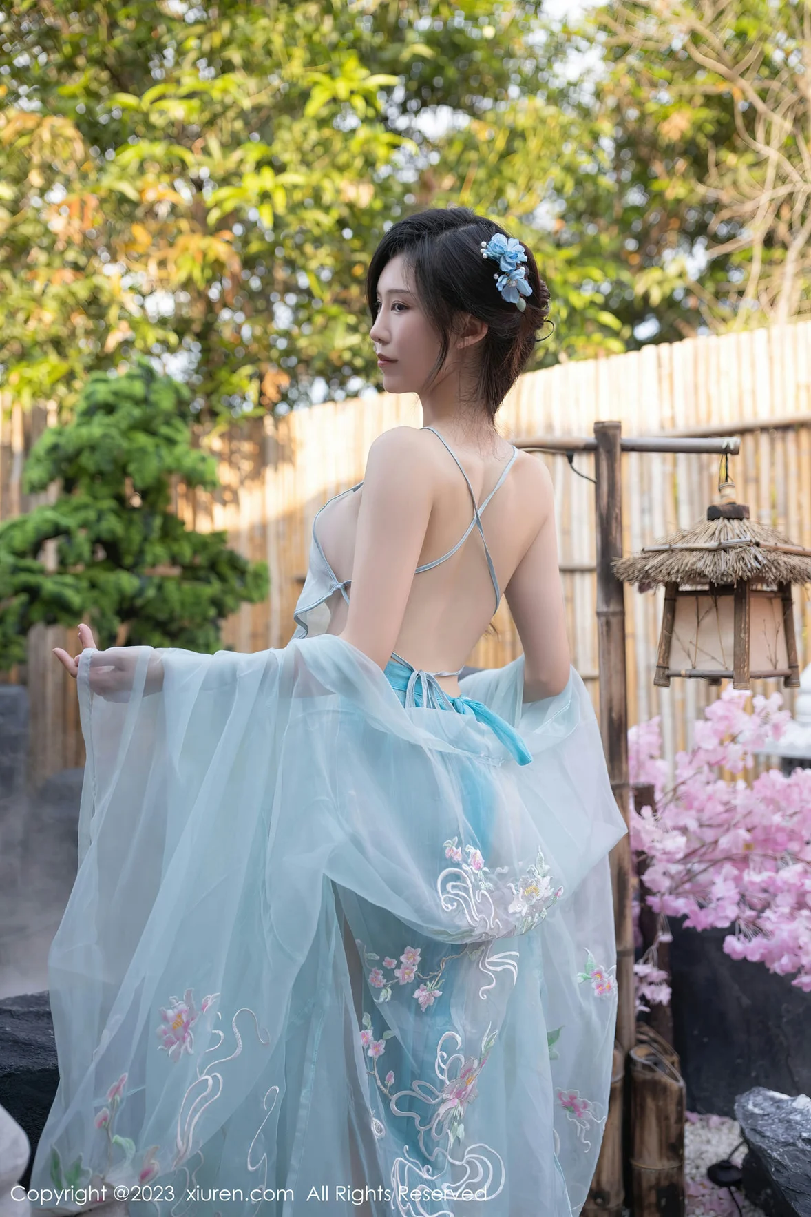 XiuRen 秀人 No.6991 利世 浅蓝色古装 [75P]第6张