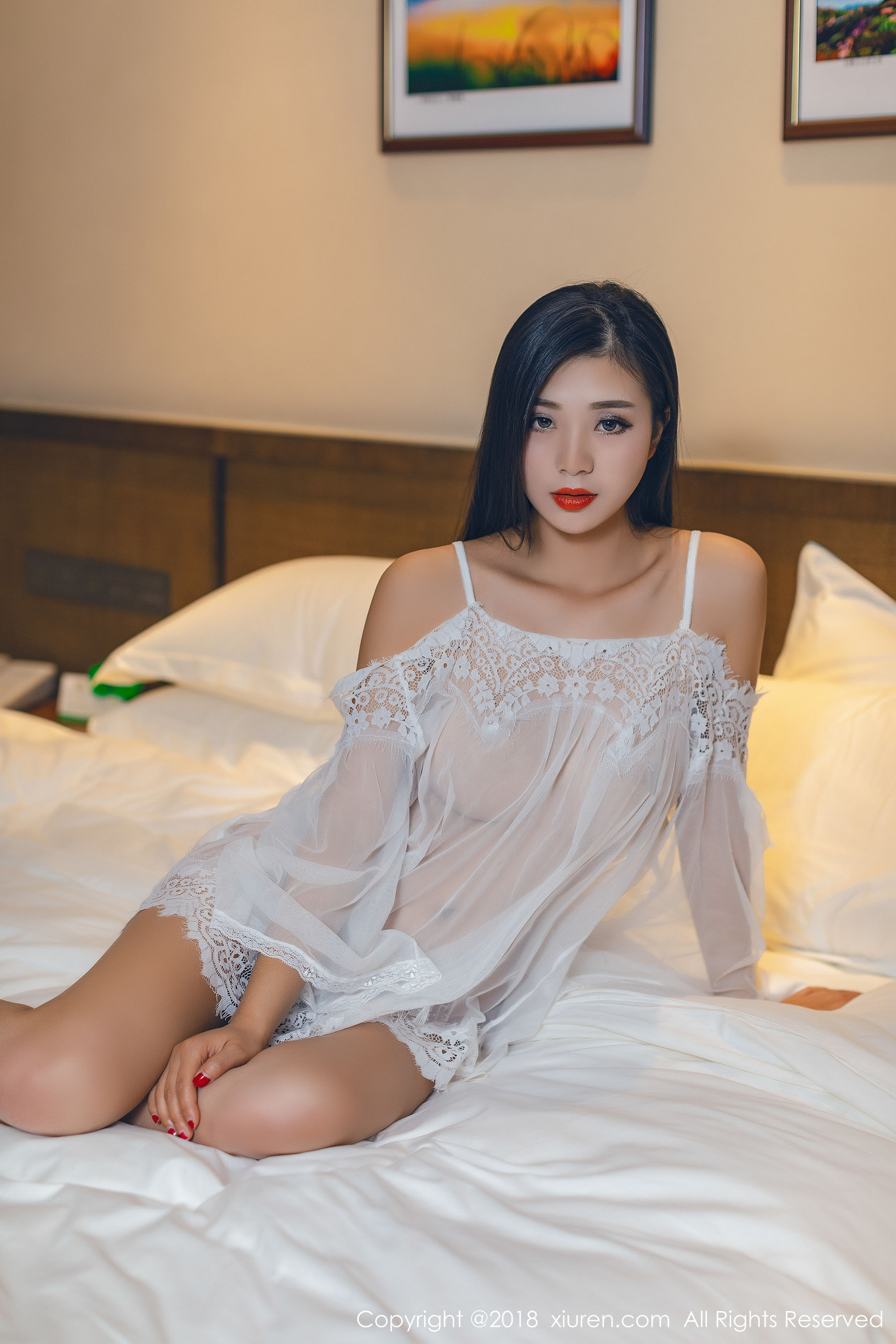 性感女神@宋-KiKi《轻纱装》 XiuRen 秀人网 No.992第5张