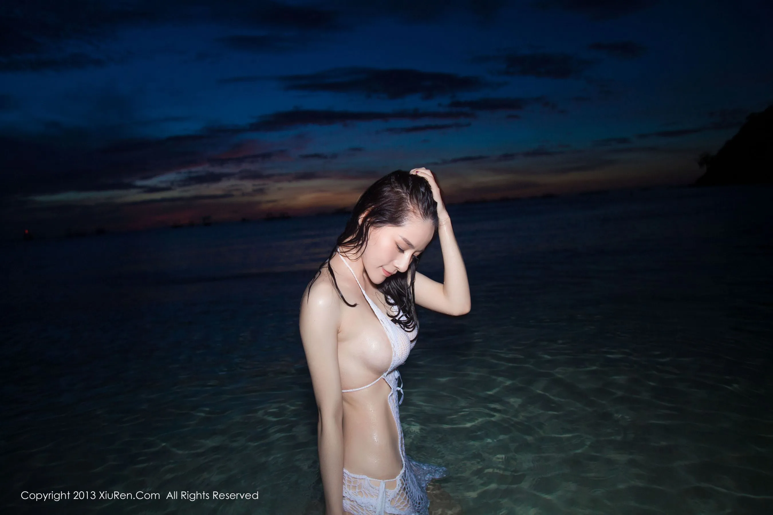 nancy小姿 &海边唯美比基尼系列 秀人网 No.069第23张