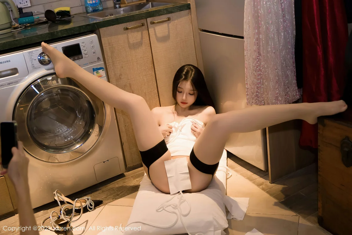  秀人网 No.7371 冯木木LRIS 露背连衣长裙性感写真 [80P]第21张