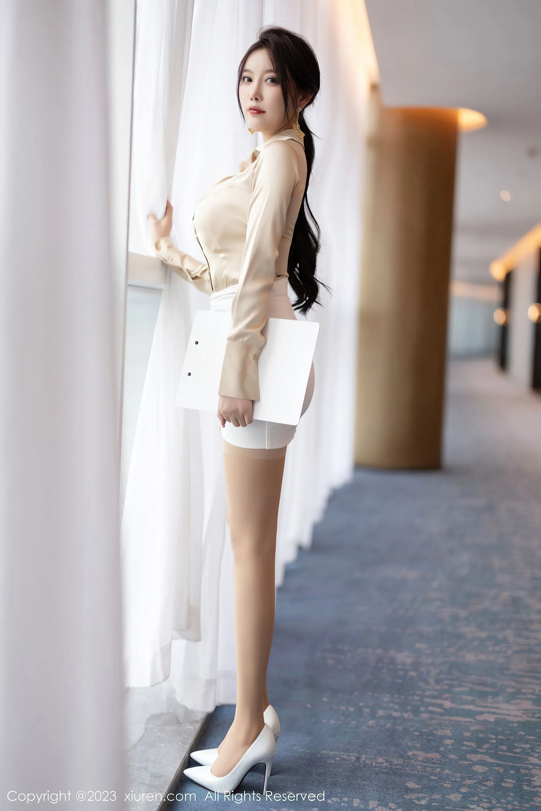  秀人网 No.6620 杨晨晨Yome 美臀短裙第19张