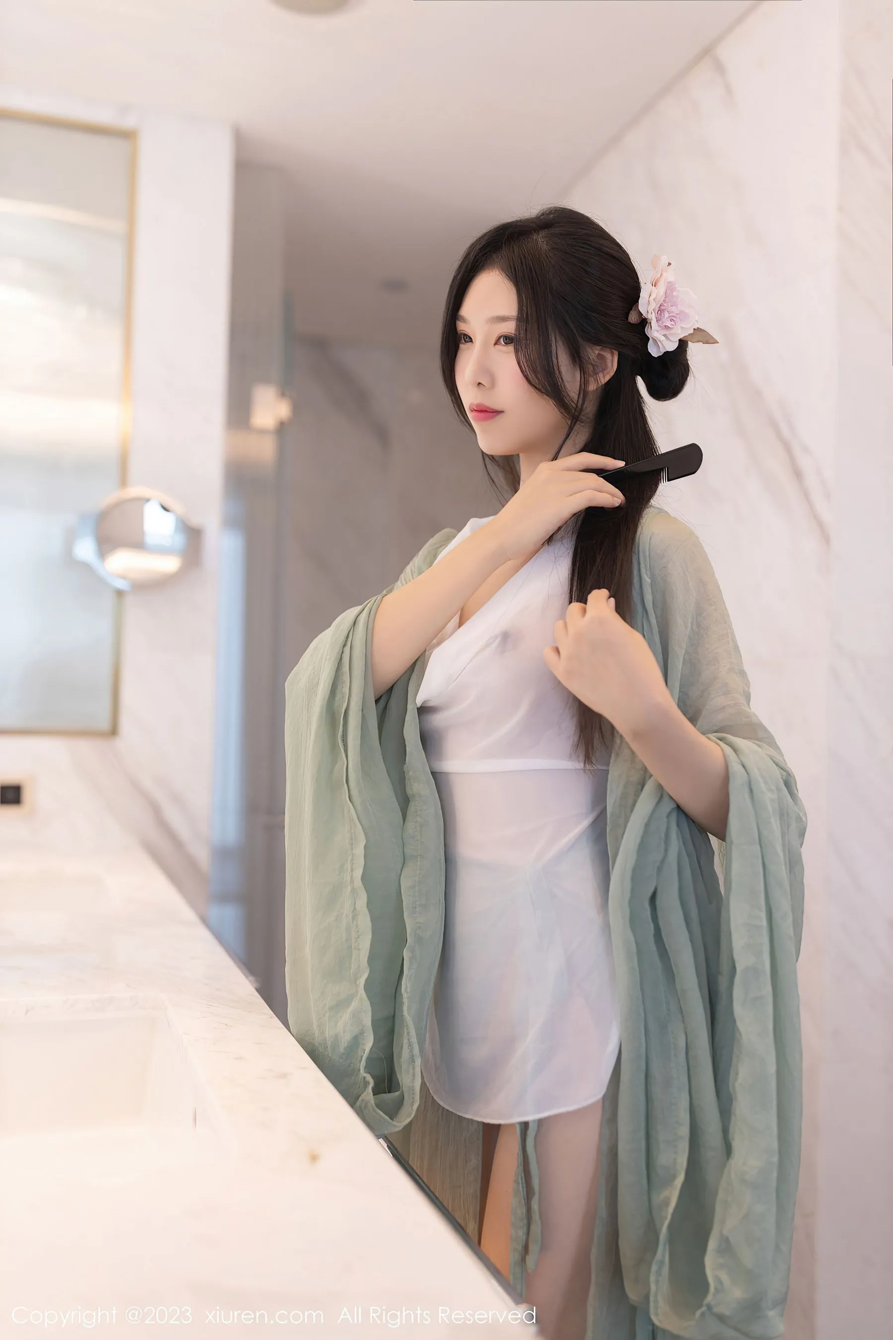  秀人网 No.6420 利世 古装美腿第18张