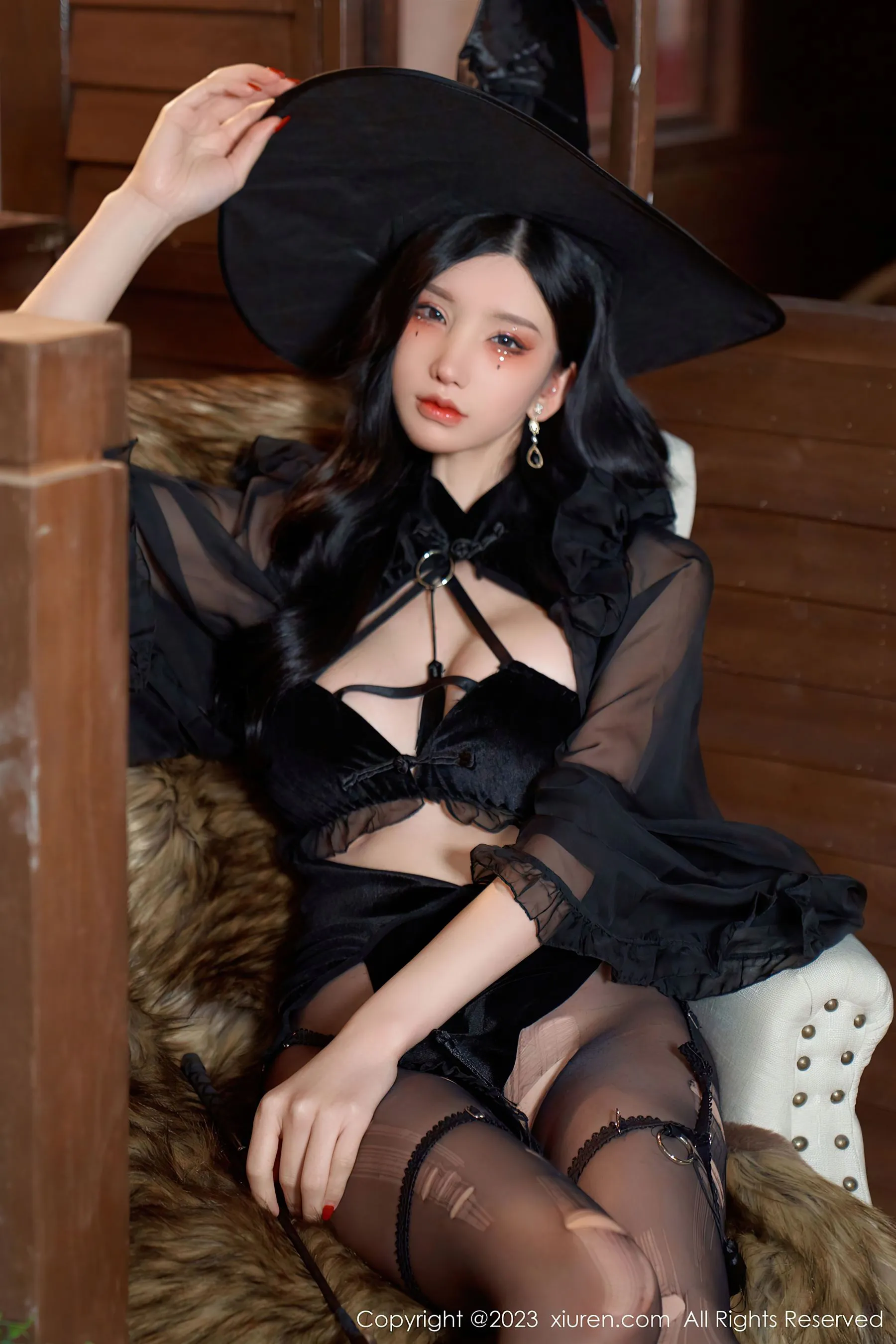  秀人网 No.6362 周于希Sally 黑丝美臀第6张