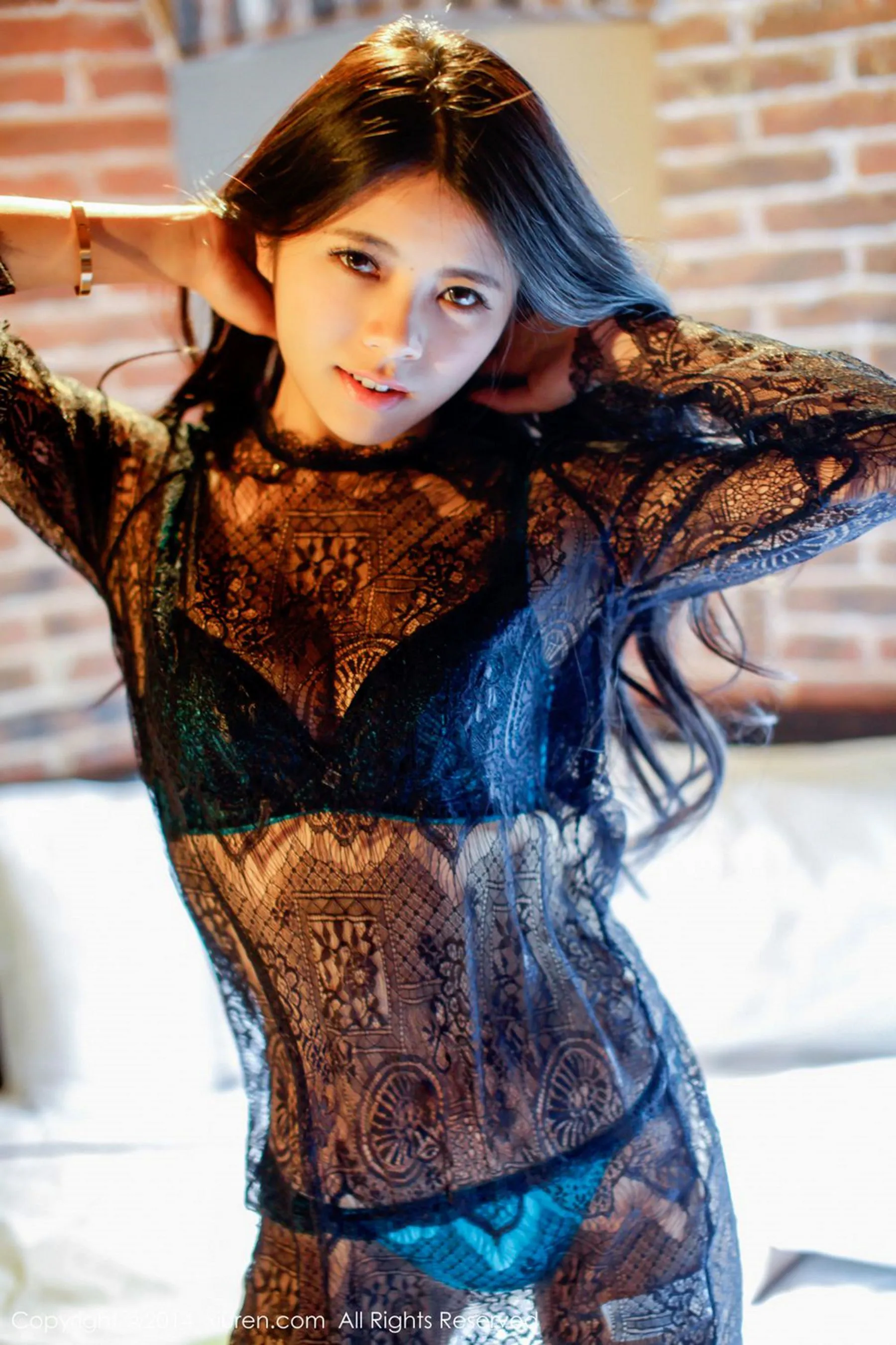 欧阳妮娜娜《透视蕾丝系列》 秀人网 No.265第3张