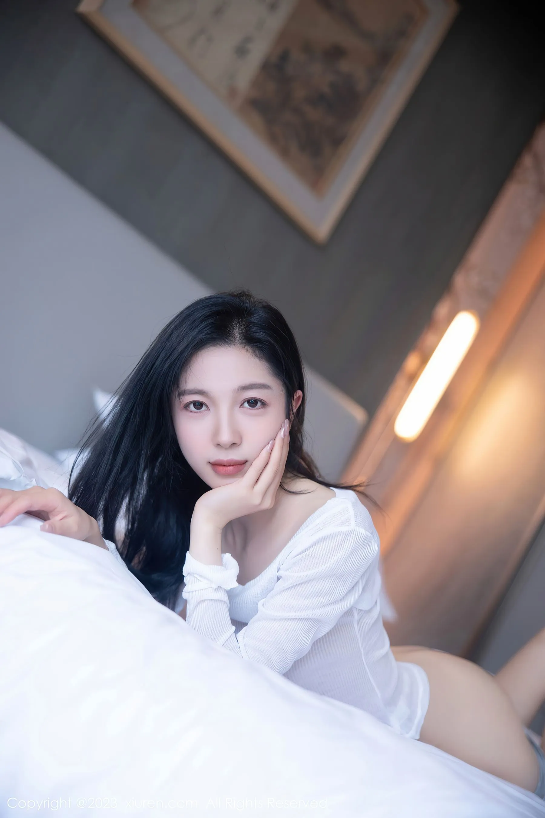  秀人网 No.6619 茜茜Kimi 清纯美腿第16张