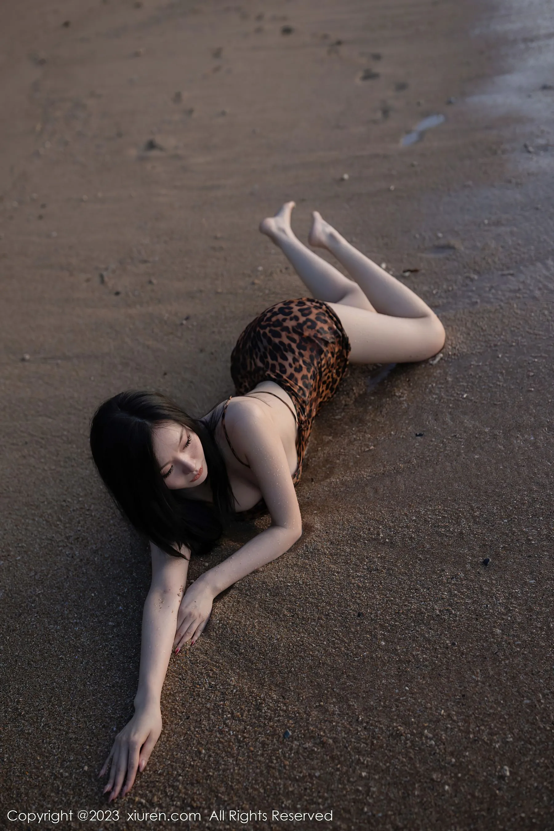  秀人网 No.6787 安然anran 豹纹美腿第27张