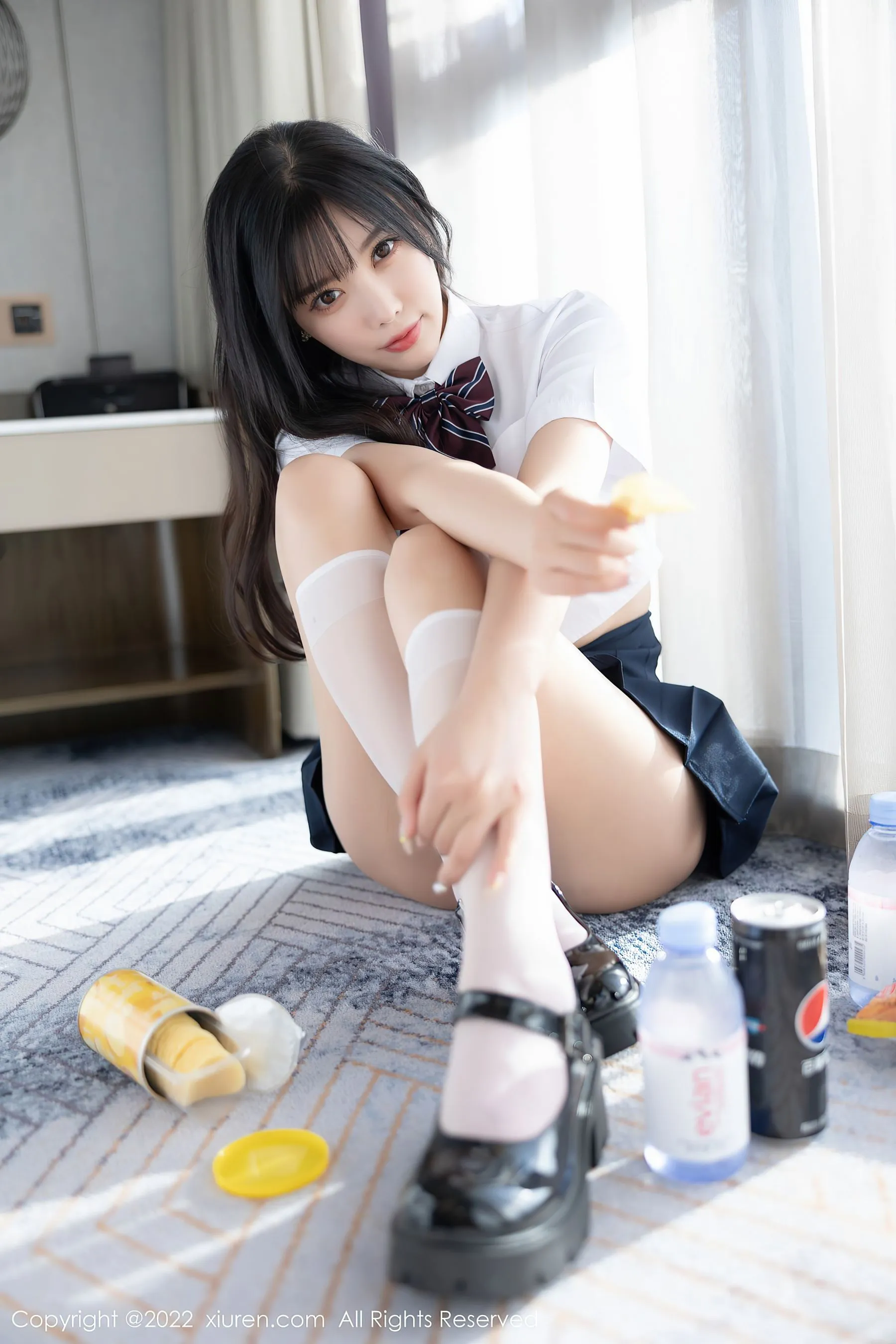  秀人网 No.5338 杨晨晨 校园制服诱惑第22张