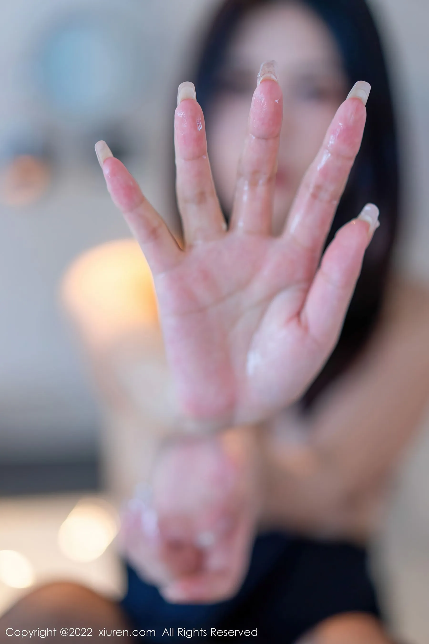  秀人网 No.5449 laura阿姣 黑丝美腿第20张