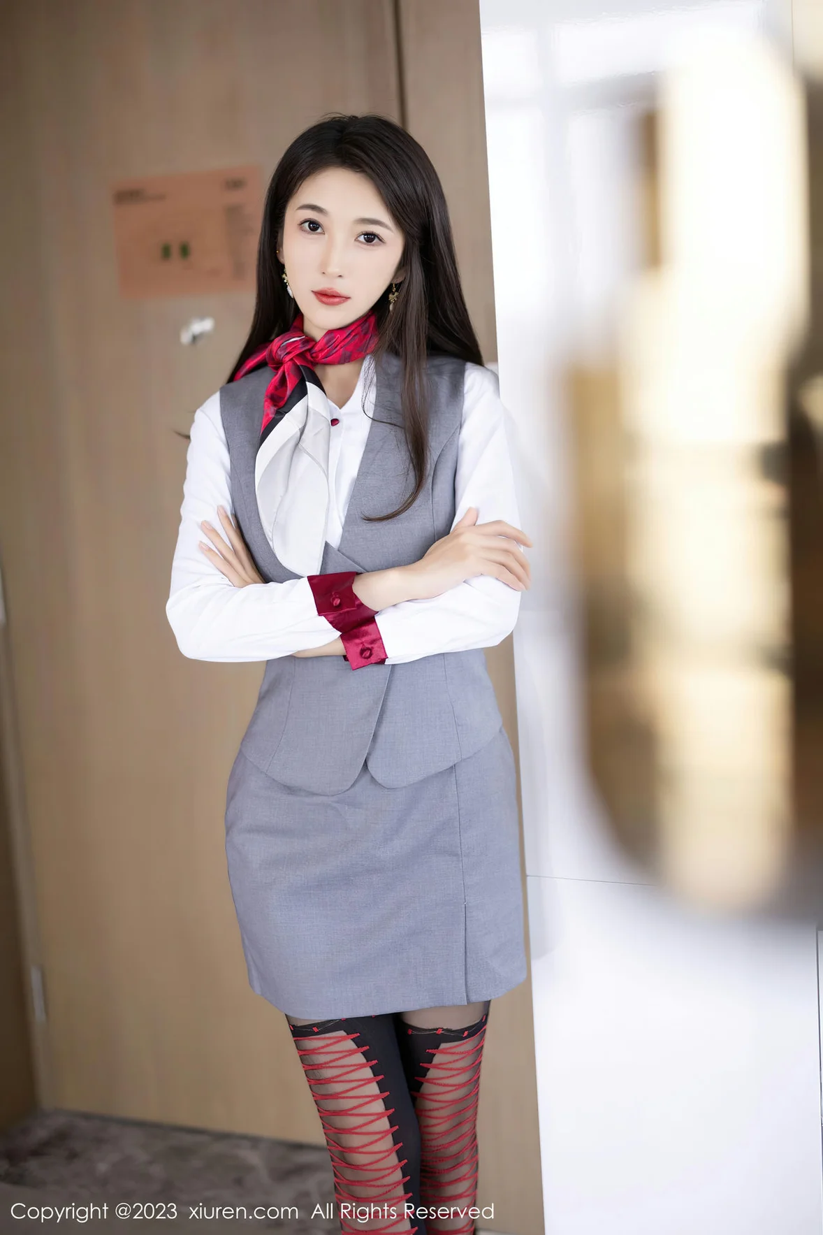  XiuRen 秀人 No.6967 林乐一 轻透连体衣性感写真 [88P]第1张