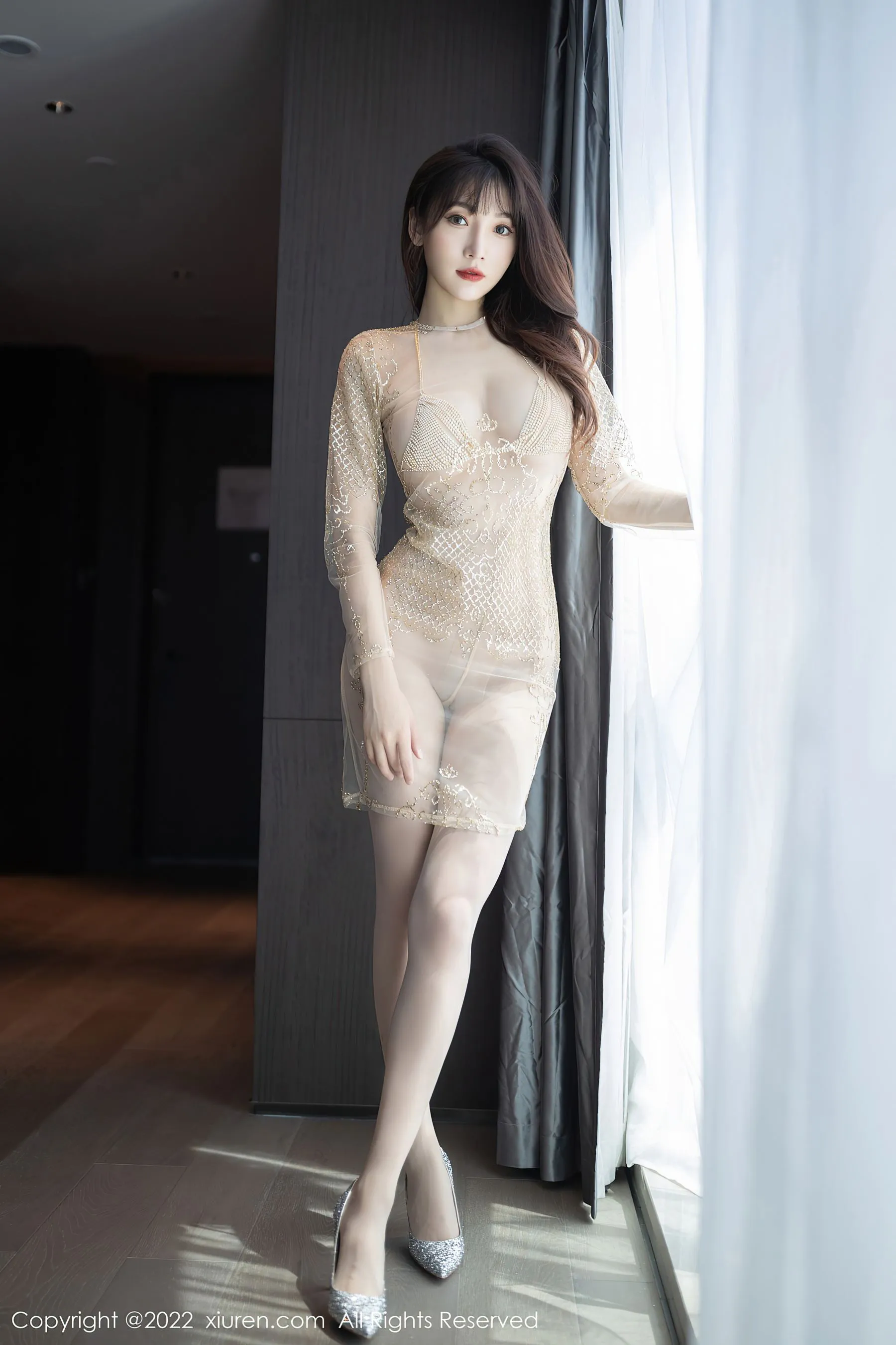  秀人网 No.5531 陆萱萱 丝袜美腿第22张