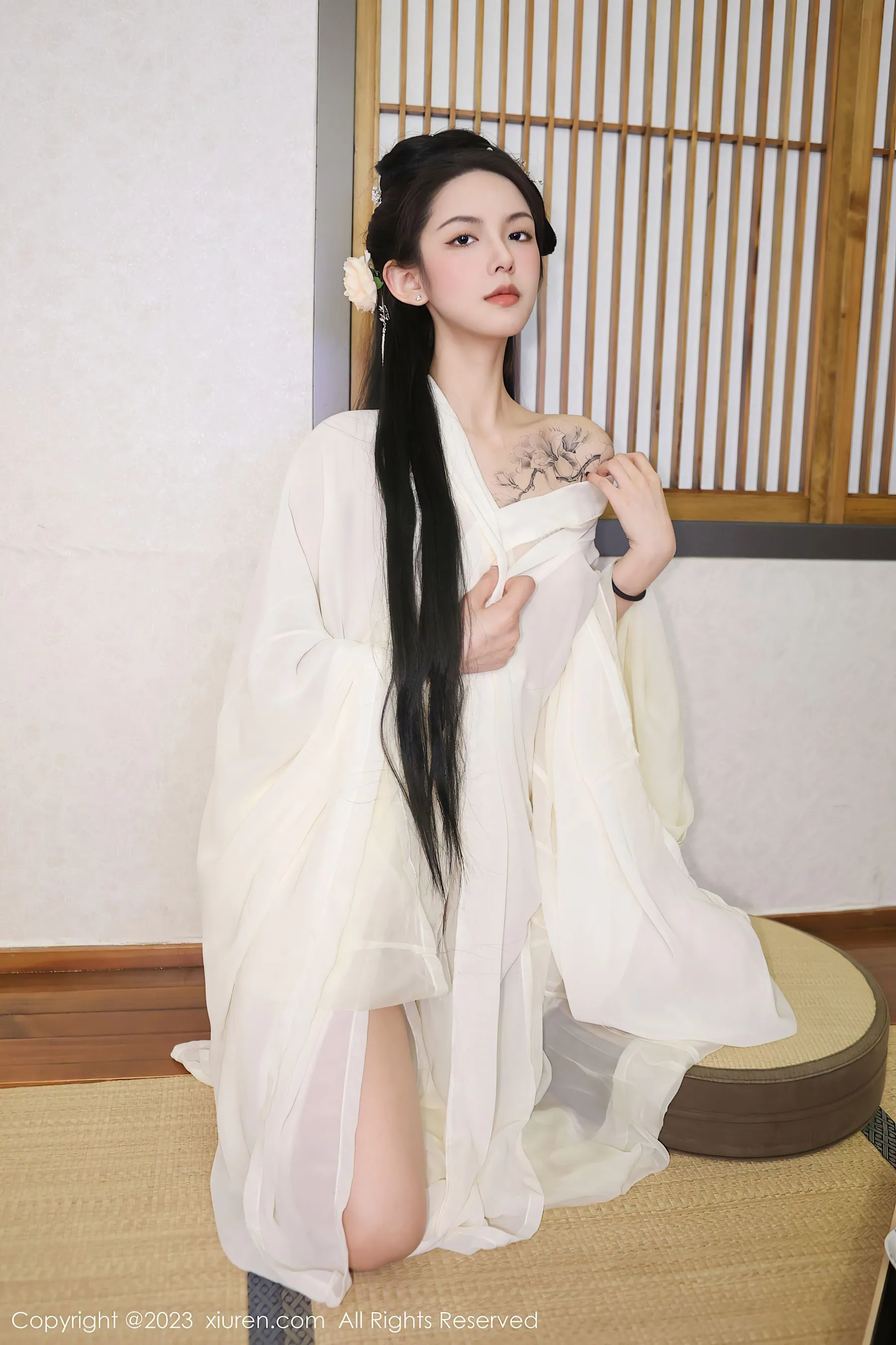  秀人网 No.6430 乔一一 古装美腿第19张