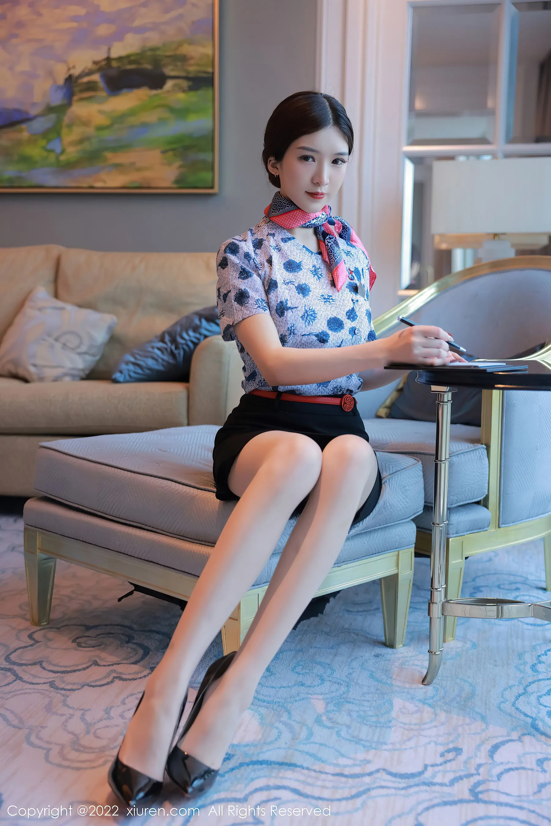  秀人网 No.5349 Hebe韩心雨第16张