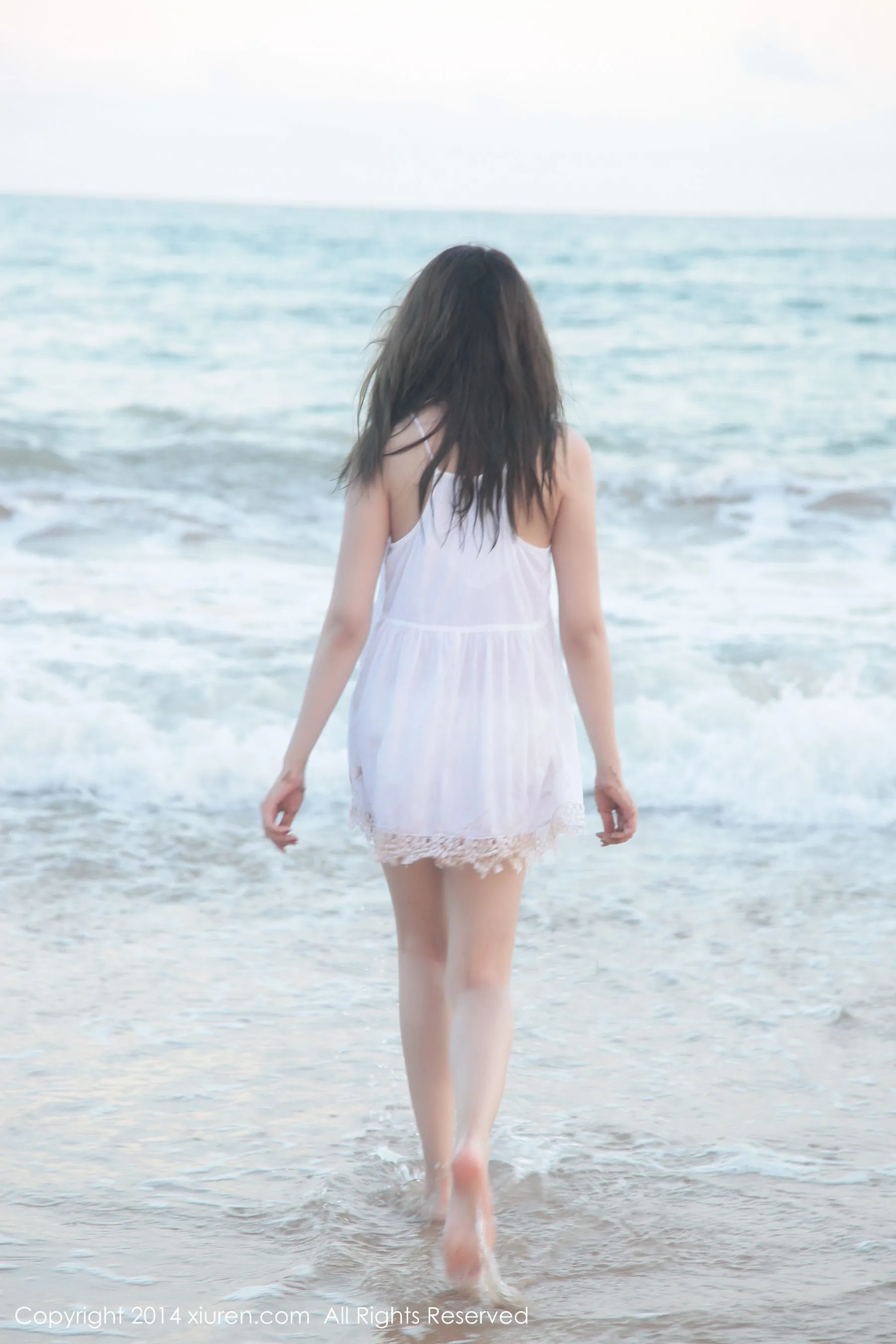 许诺Sabrina《海边小清新系列》 秀人网 No.167第17张