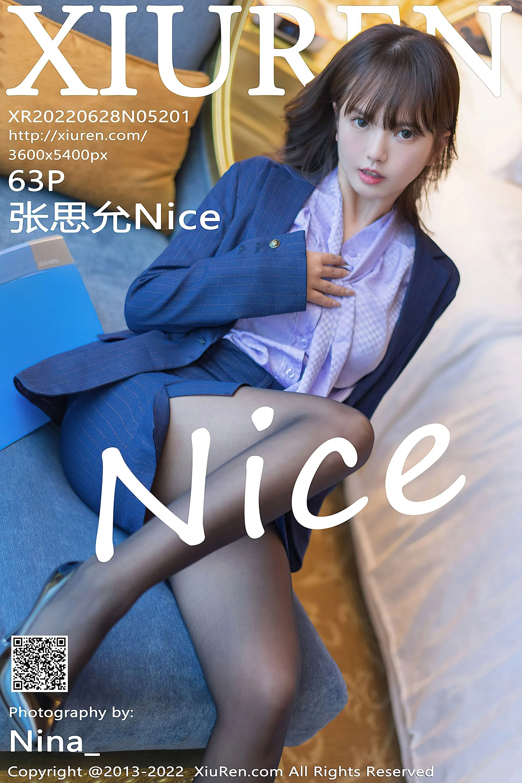  秀人网 No.5201 张思允Nice 黑丝美腿第22张