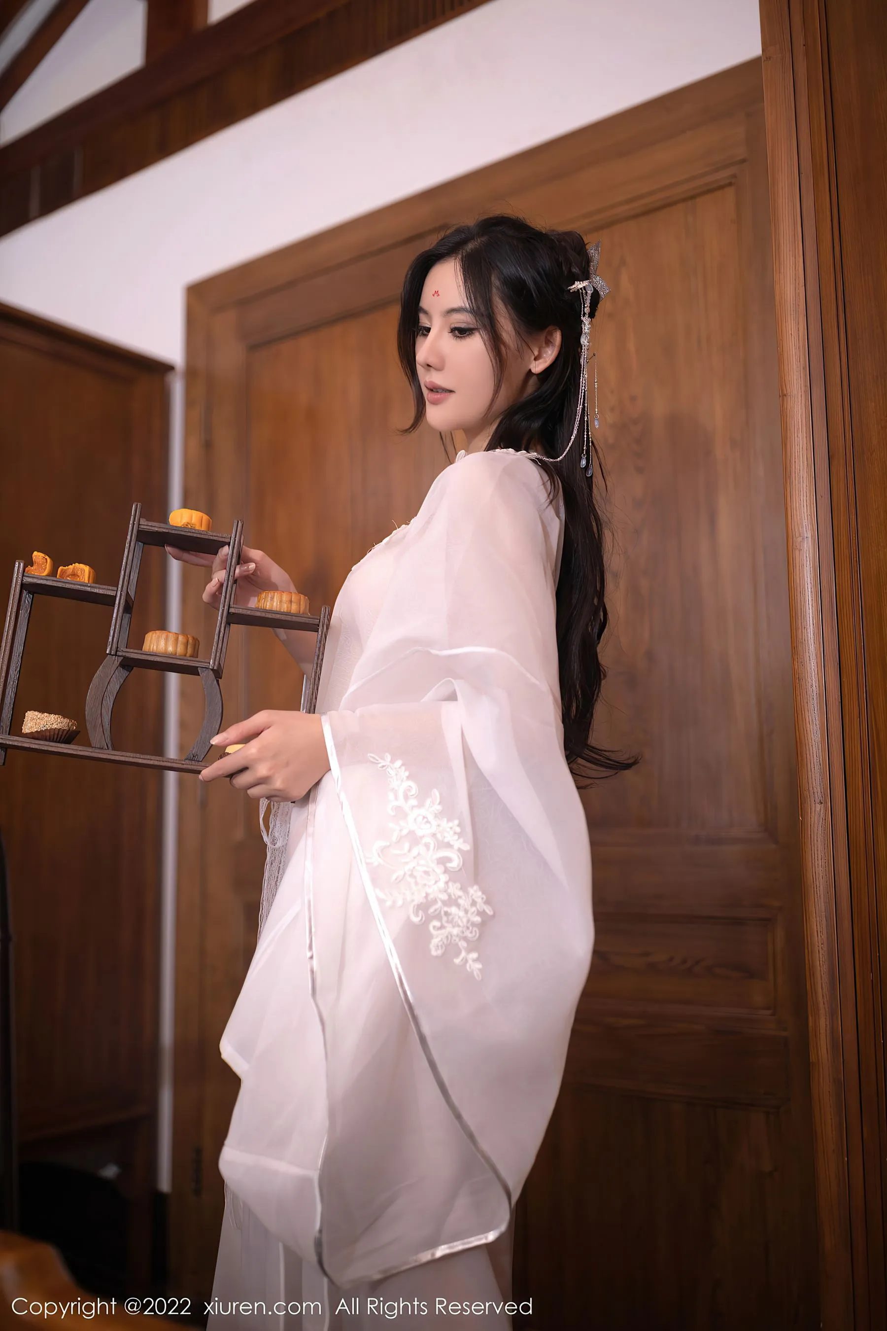  秀人网 No.5573 就是阿朱啊 古装美腿第22张