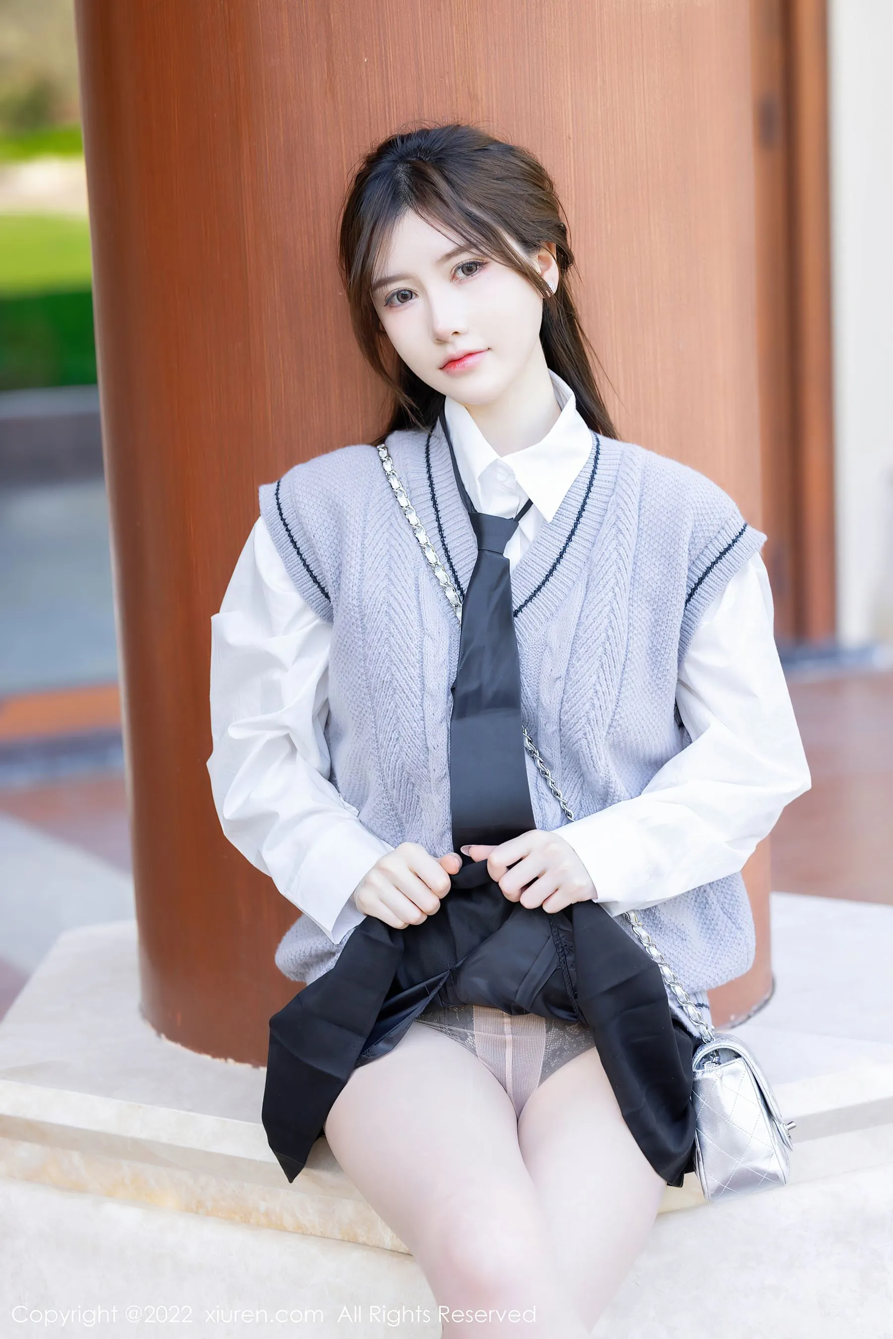  秀人网 No.4896 美桃酱 嫩模蕾丝诱惑旅拍写真第17张