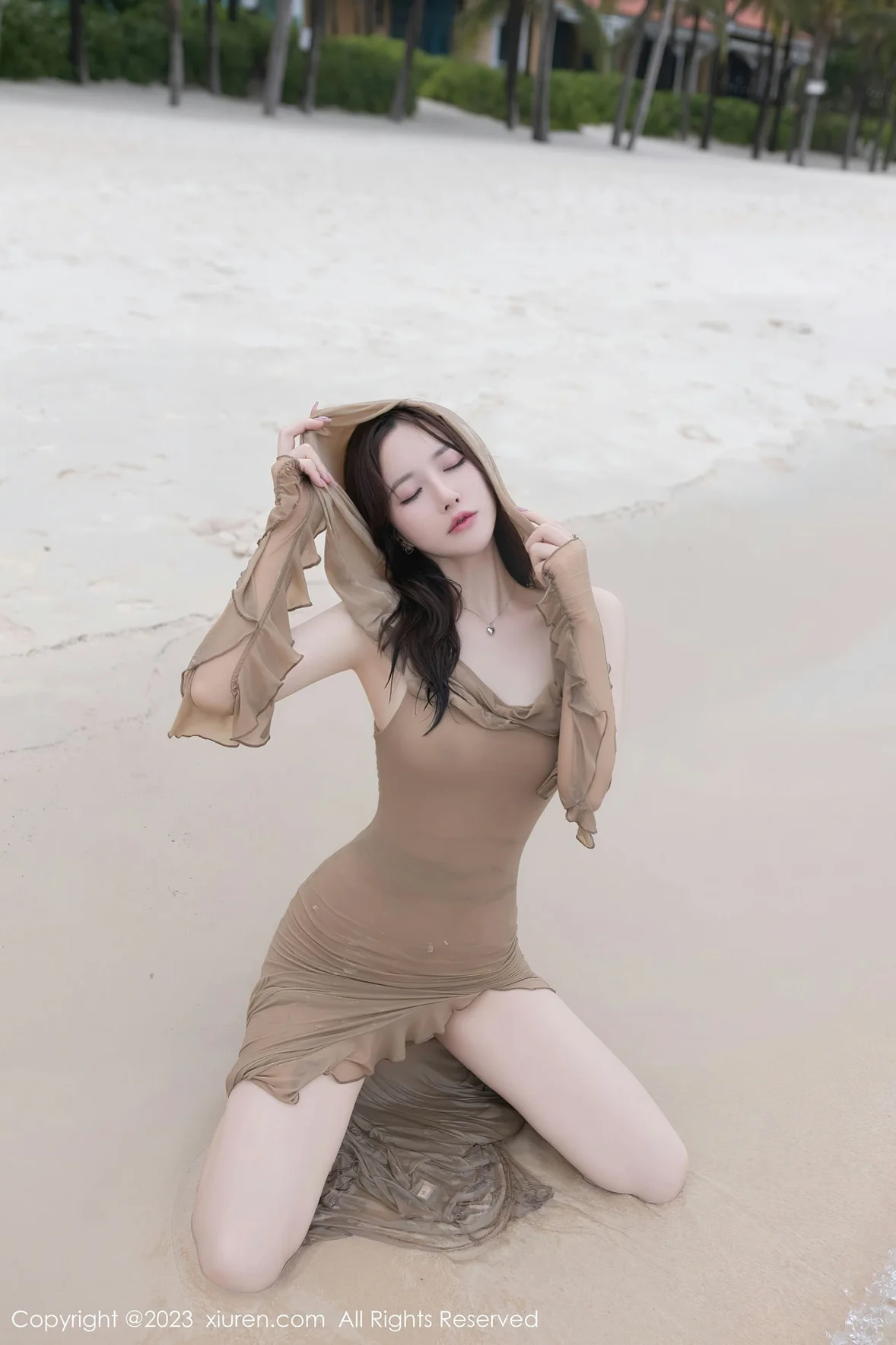  XiuRen 秀人 No.7288 鱼子酱Fish 沙滩渔网性感写真 [78P]第5张