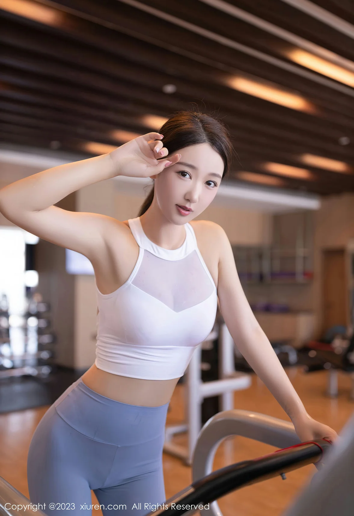  XiuRen 秀人 No.7197 唐安琪 瑜伽服健身场所拍摄澳门旅拍 [81P]第5张