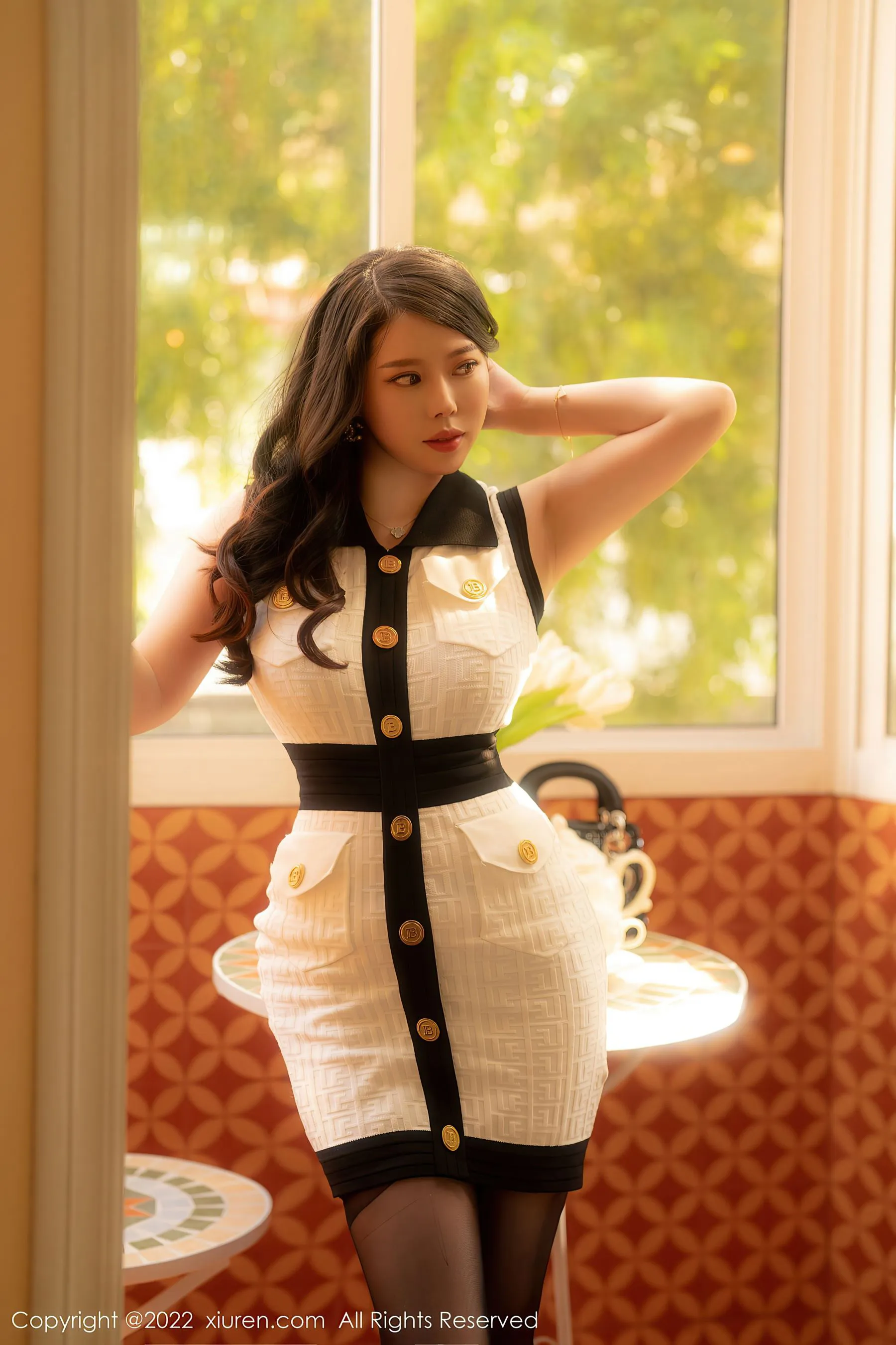  秀人网 No.5440 白茹雪 黑丝美臀第22张