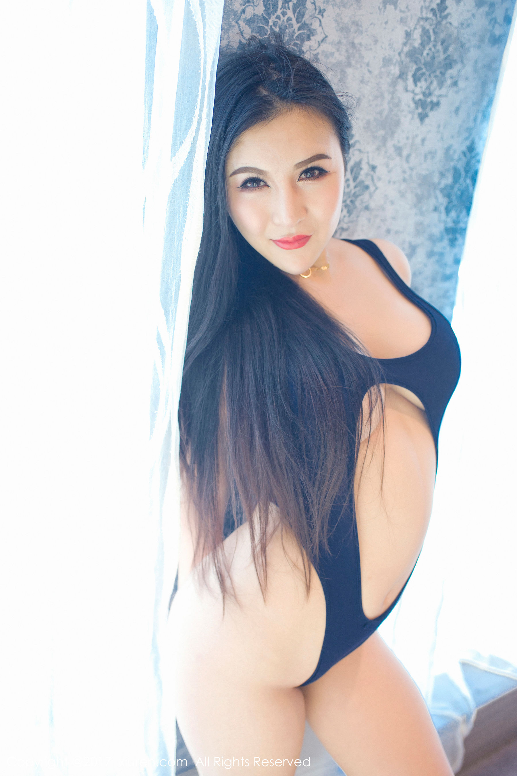  伊若《经典女仆装+日系中空死库水》 XiuRen 秀人网 NO.829第7张