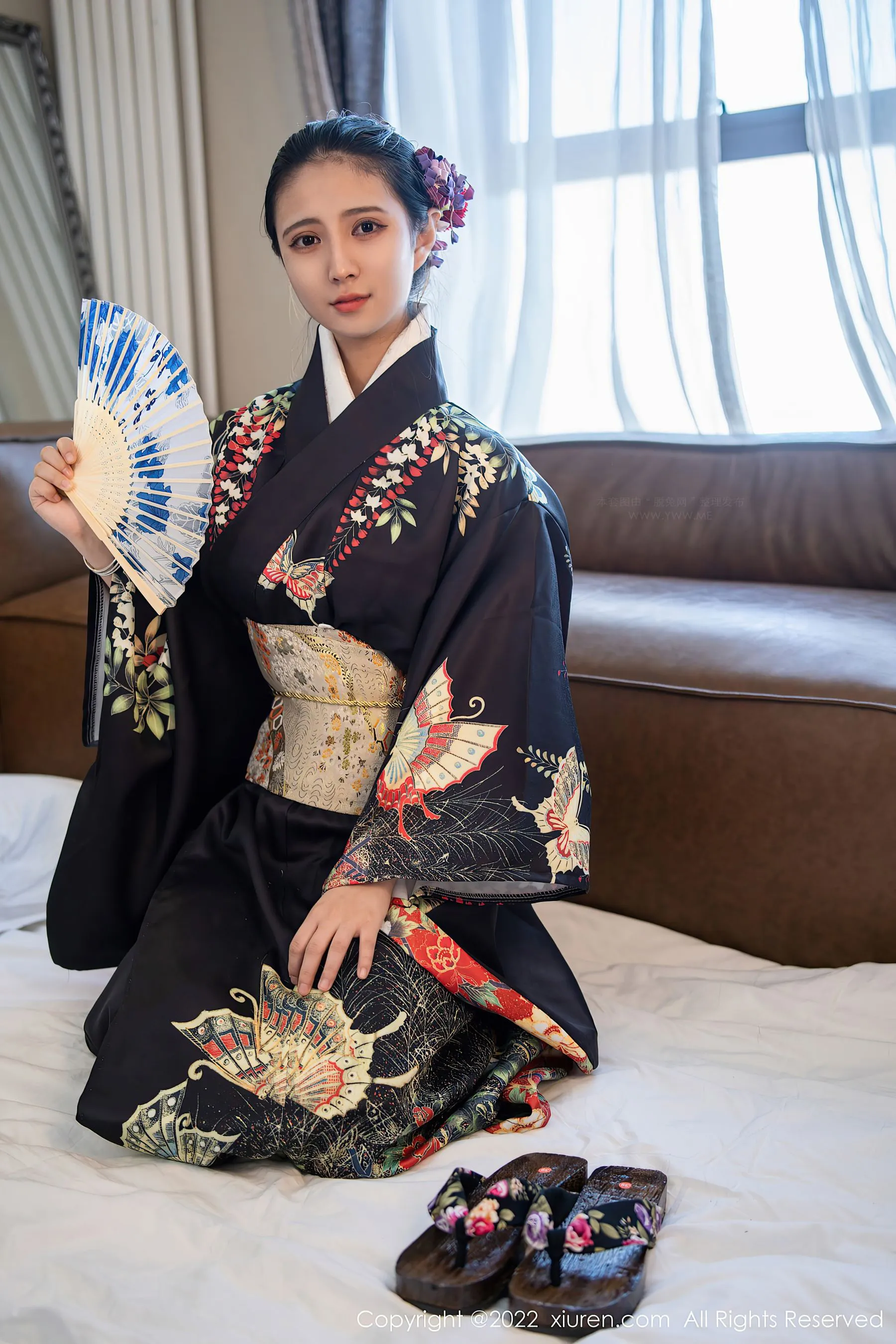  秀人网 No.5309 久久Aimee 和服美臀第19张