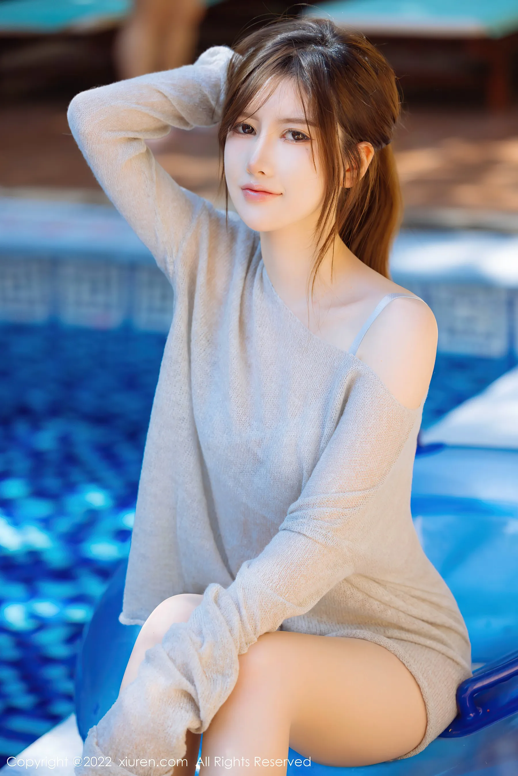  秀人网 No.4797 美桃酱 美女模特珠三角旅拍第1张