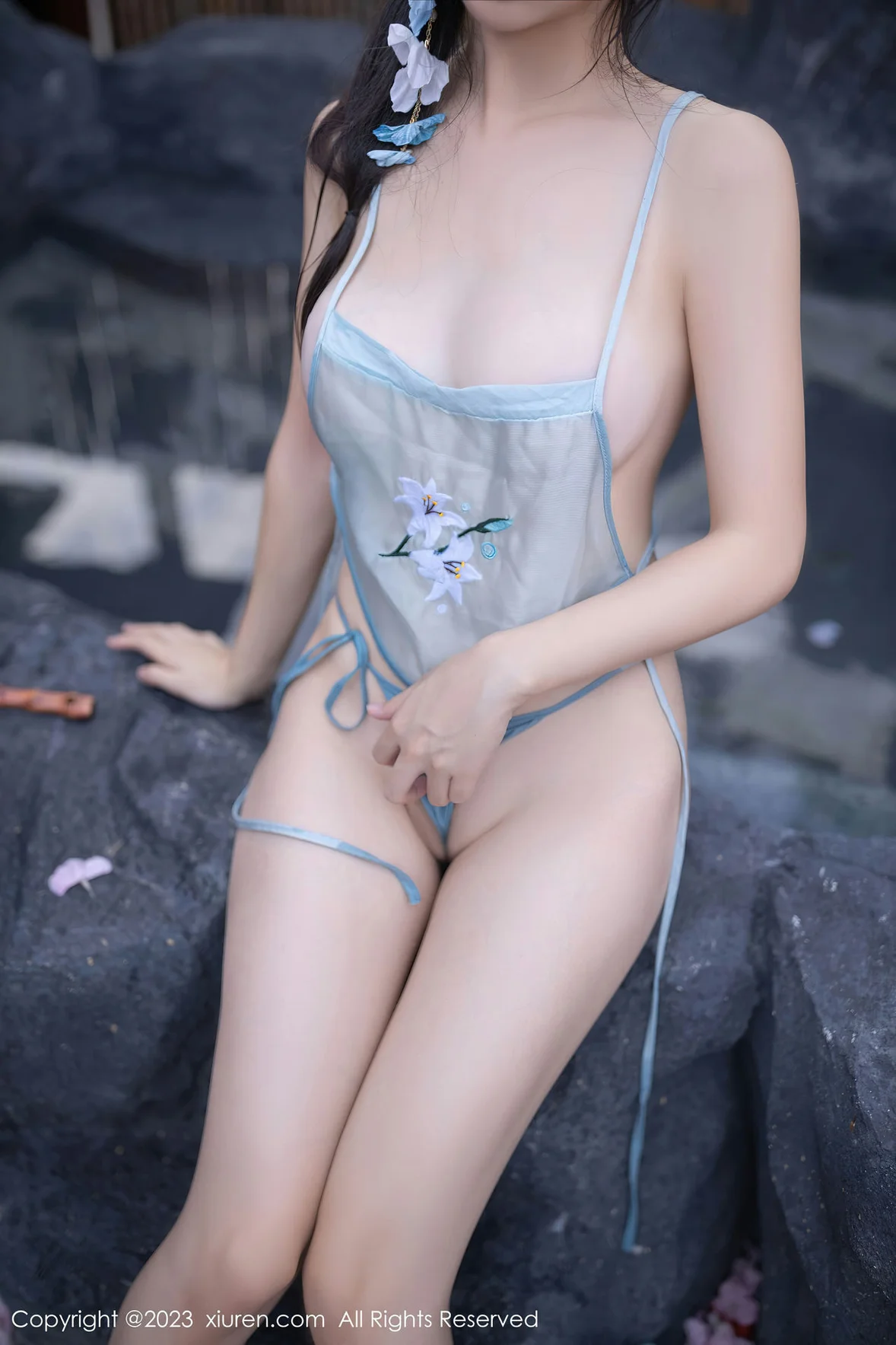  XiuRen 秀人 No.6991 利世 浅蓝色古装 [75P]第19张