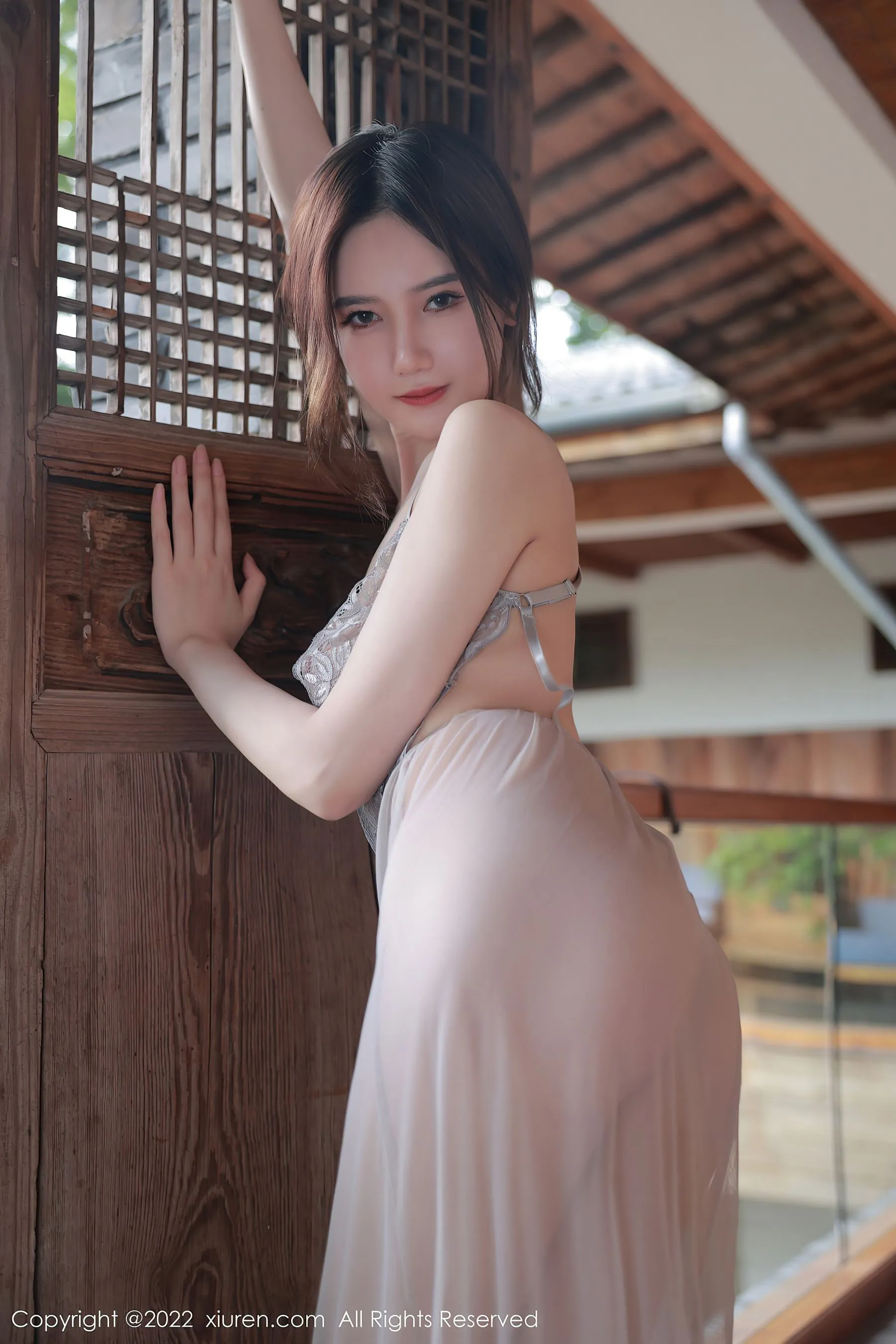  秀人网 No.5660 古月小同学 吊带裙美腿第5张