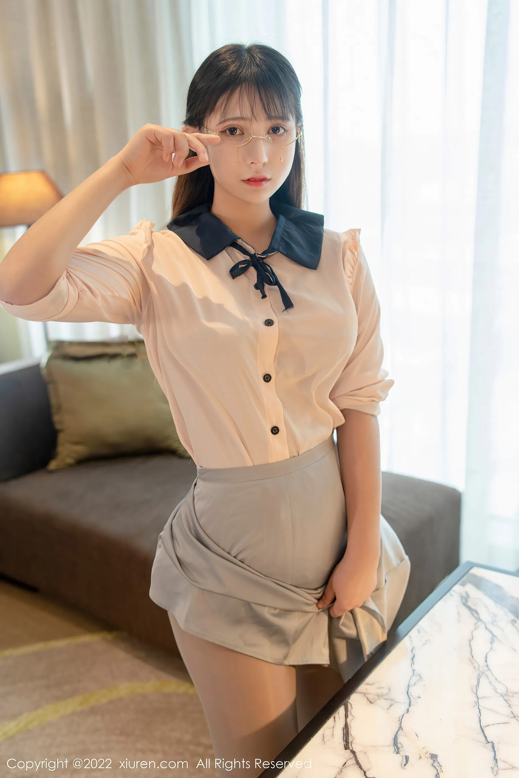  秀人网 No.4808 久久Aimee 可爱美乳妹子写真第21张