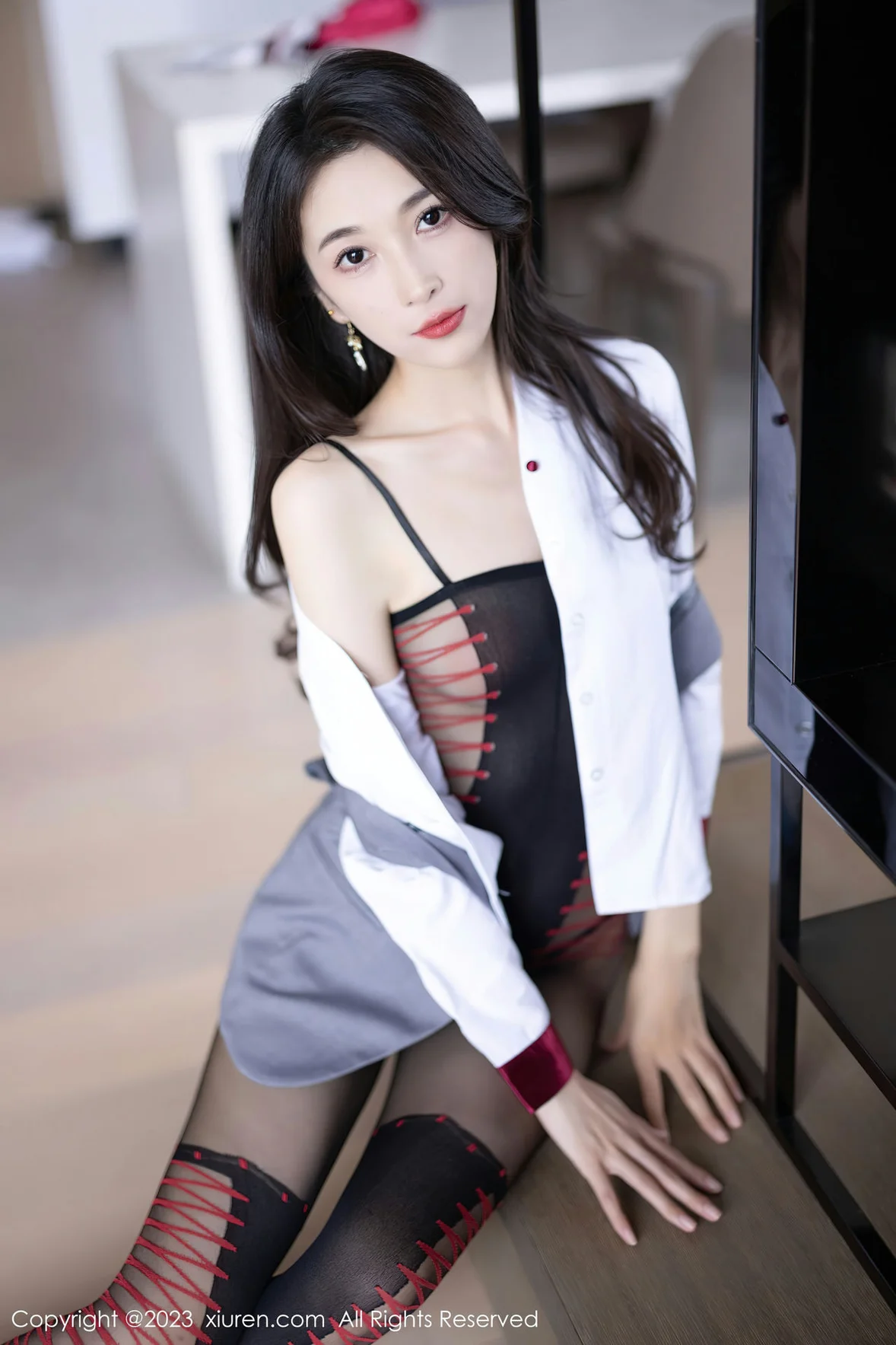  XiuRen 秀人 No.6967 林乐一 轻透连体衣性感写真 [88P]第14张