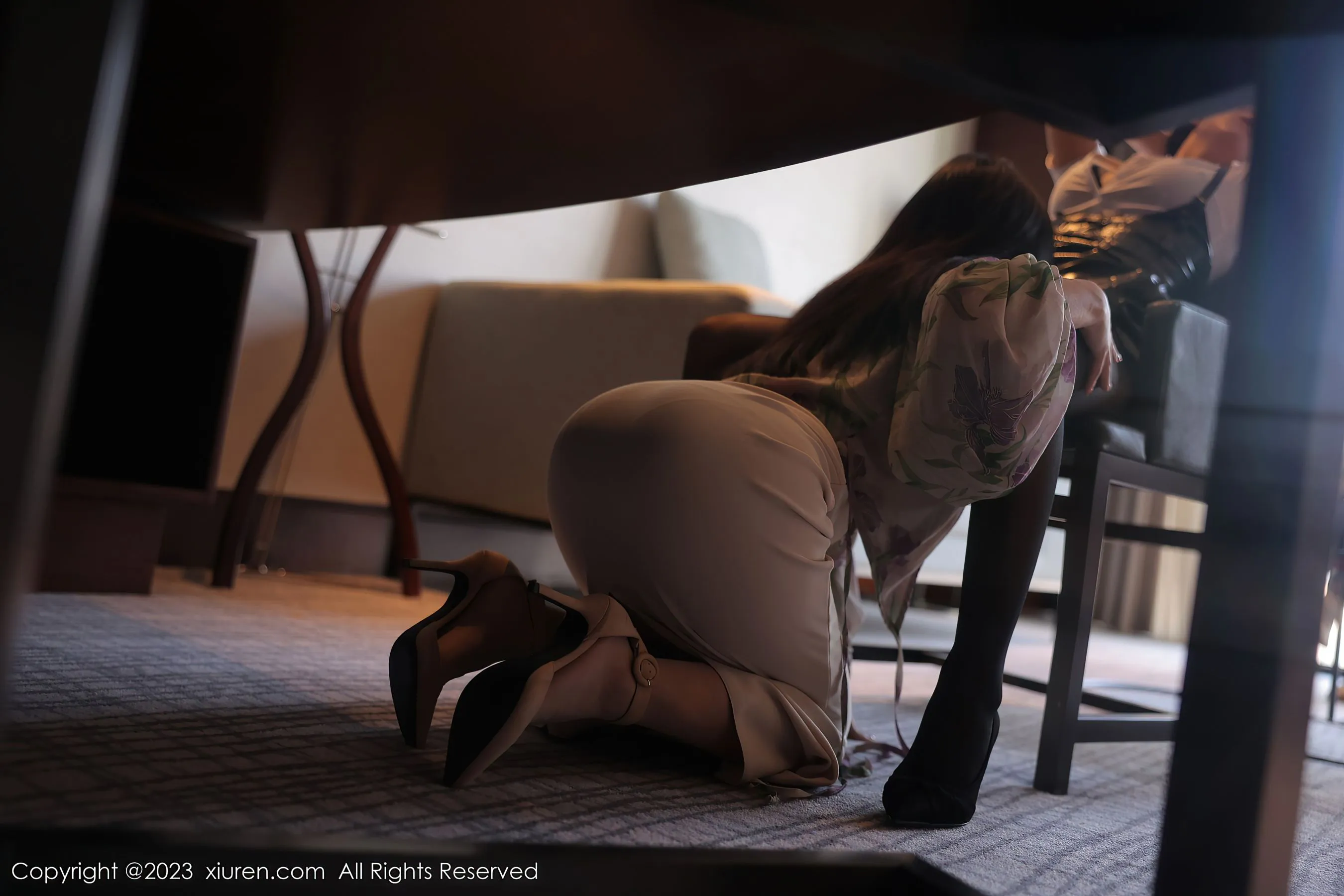  秀人网 No.6279 星子柒kiki 黑丝美腿第10张