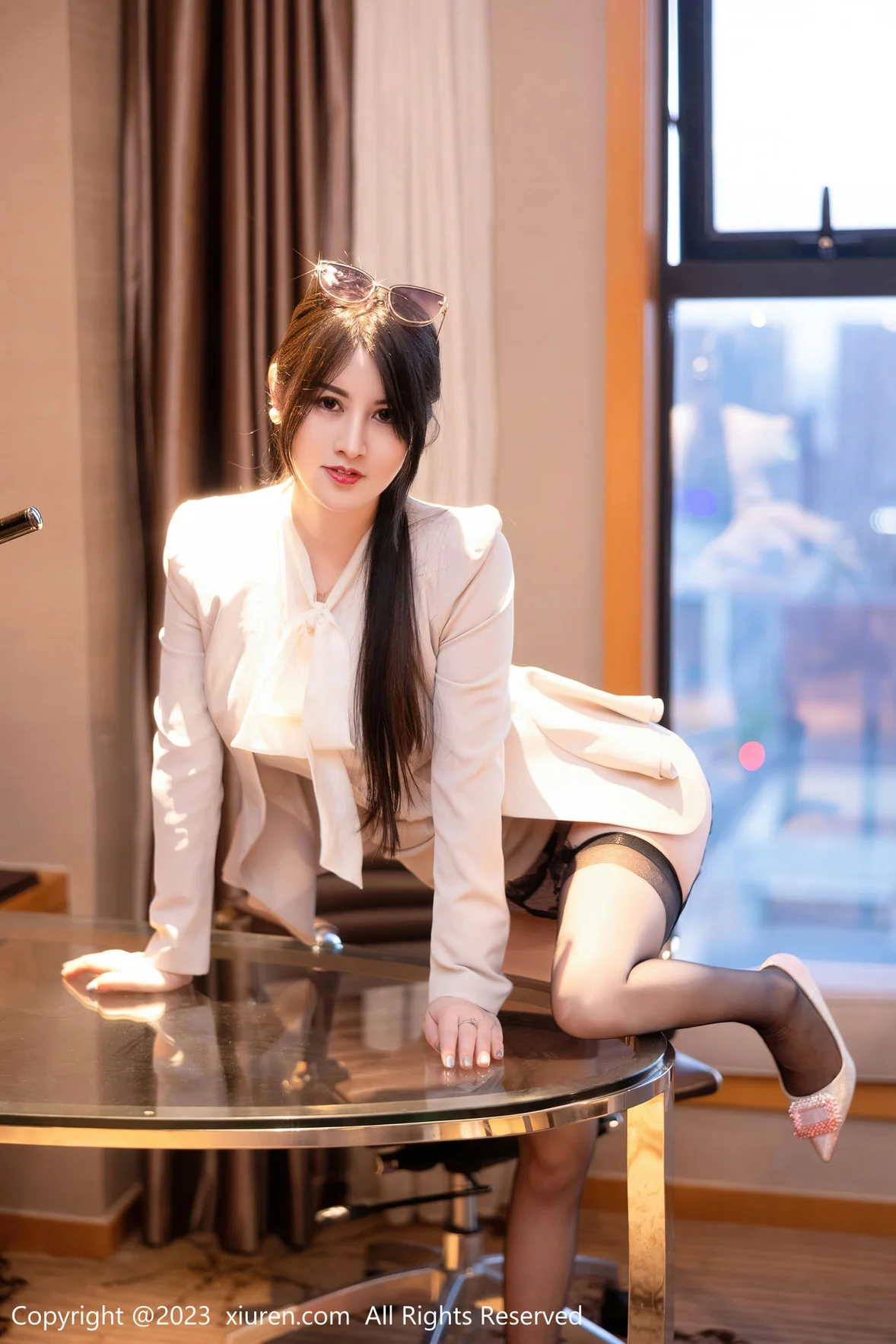  XiuRen 秀人 No.6879 诗诗kiki 魅惑黑丝性感写真 [80P]第9张