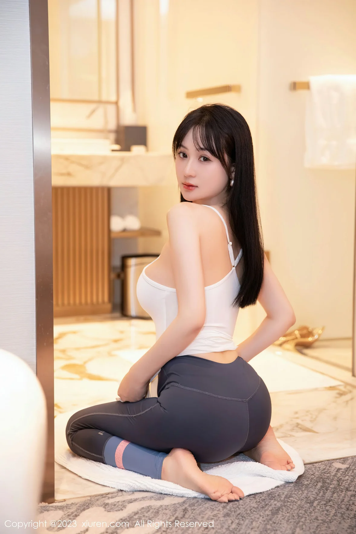  XiuRen 秀人 No.6968 柚琪Rich 轻透吊带性感写真 [84P]第12张