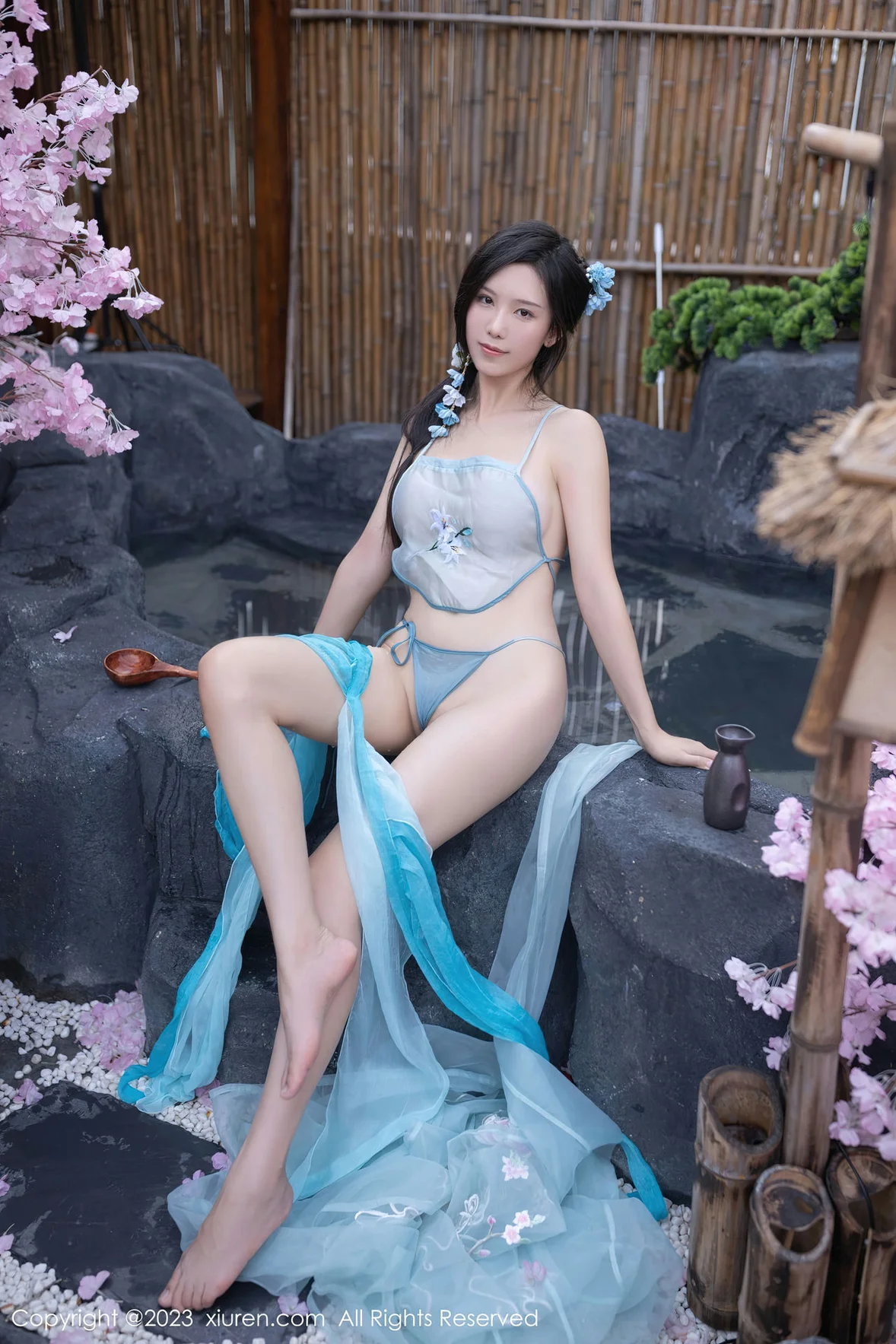  XiuRen 秀人 No.6991 利世 浅蓝色古装 [75P]第16张