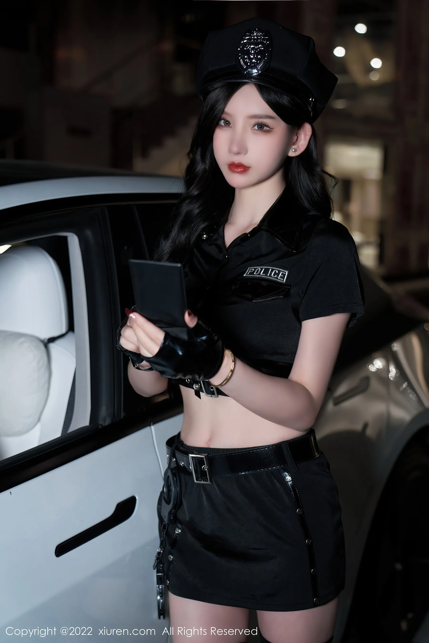  秀人网 No.4741 周于希Sally 黑丝美腿女警制服第17张