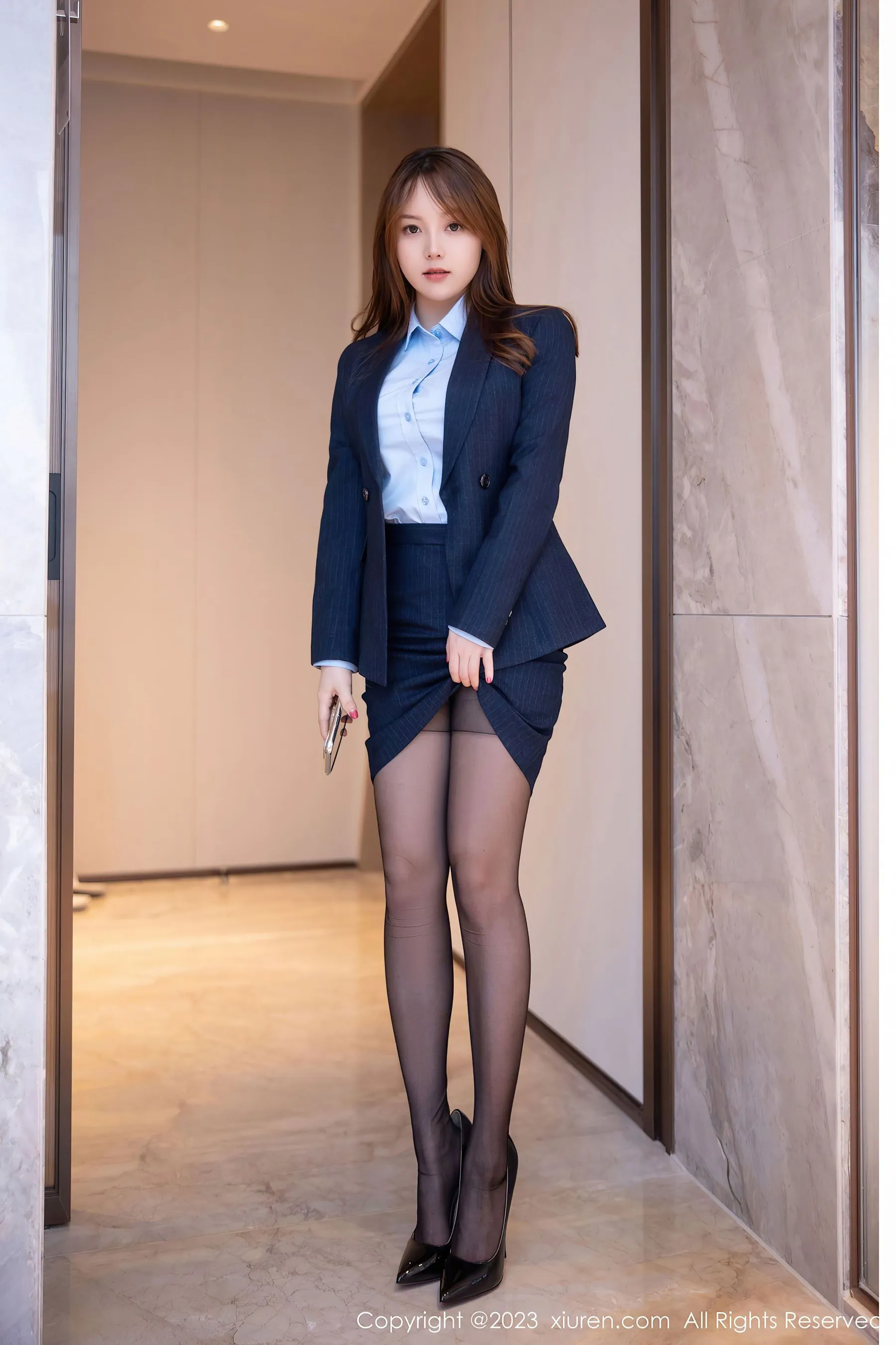  秀人网 No.6190 豆瓣酱 制服美臀第21张