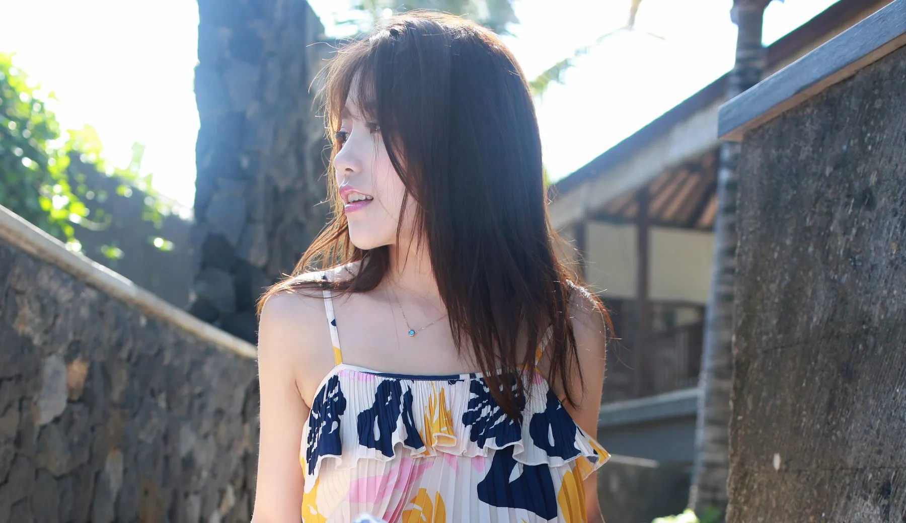 许诺Sabrina《巴厘岛旅拍》小清新系列 秀人网 No.542第14张