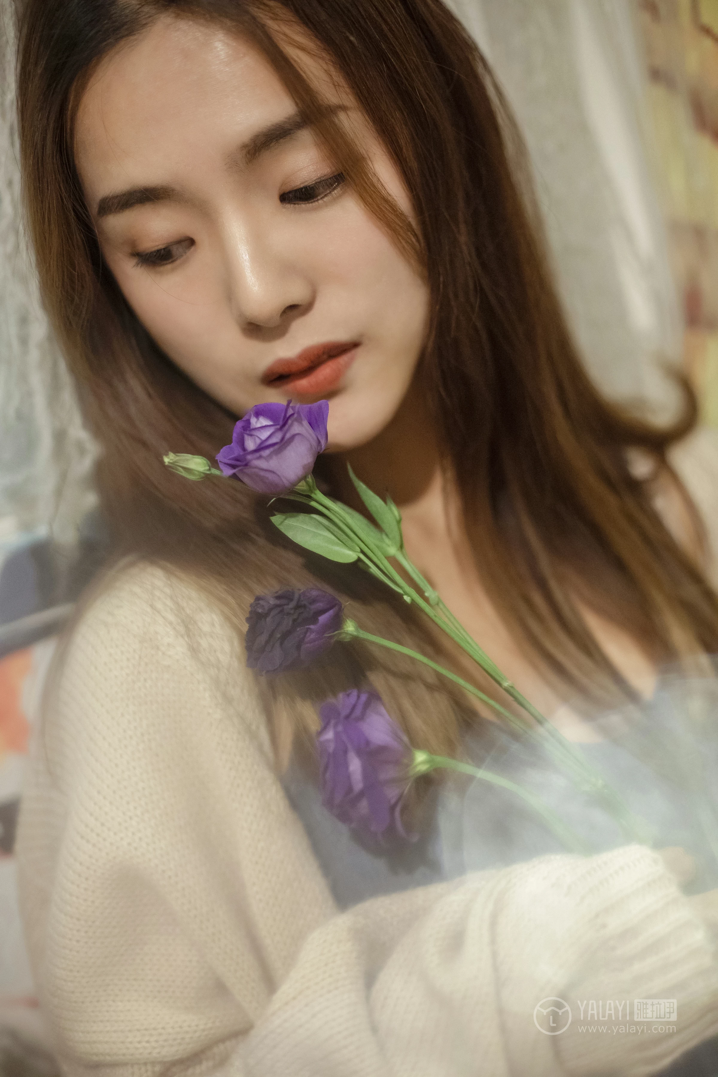 [YALAYI雅拉伊]No.175 不如和我虚度时光 白日梦 米色外套加灰色吊带连衣裙性感私房写真集第14张