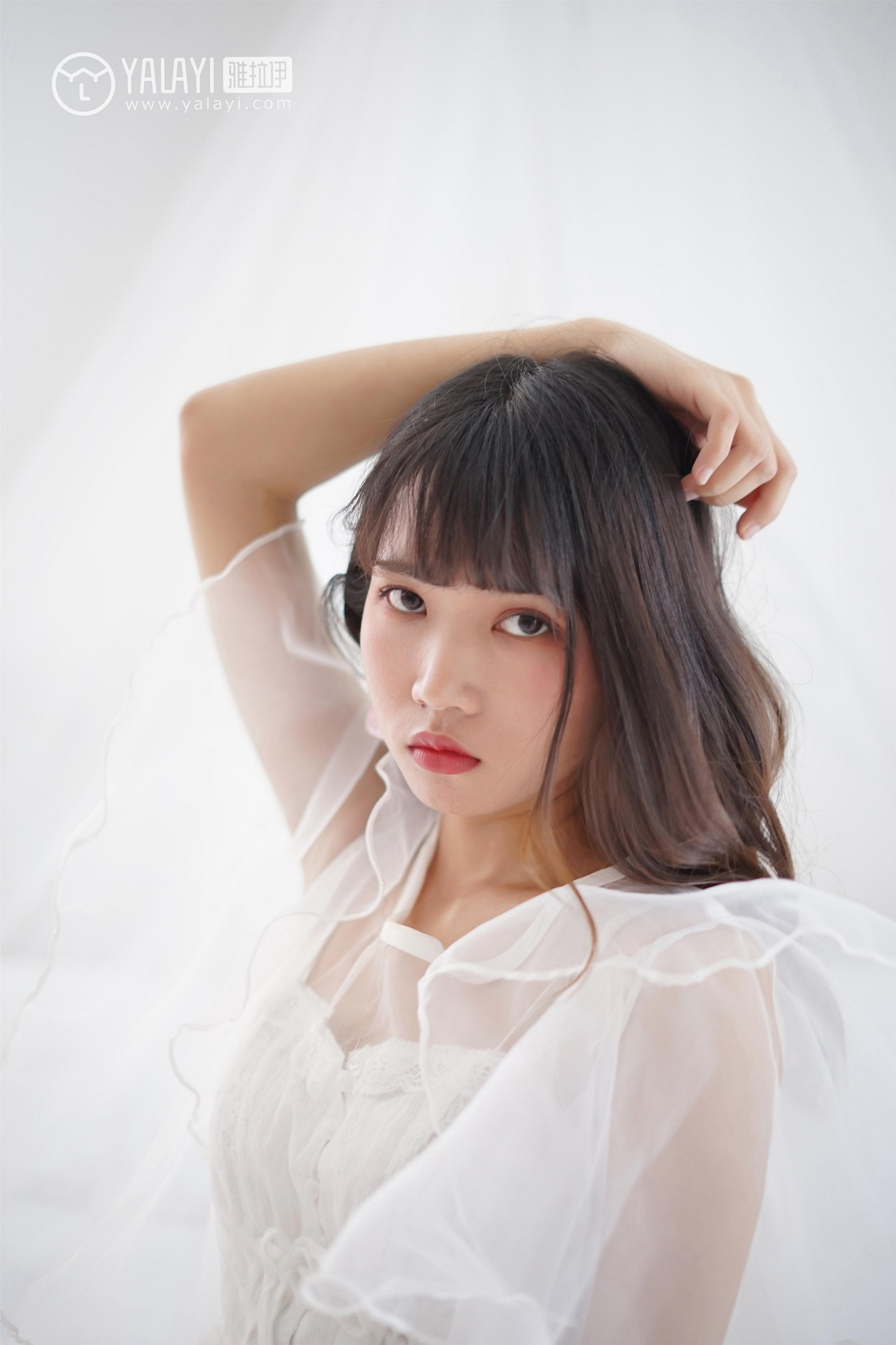 [YALAYI雅拉伊]NO.001 恋上你的床 公主小兔子 透视连衣裙性感私房写真集第7张