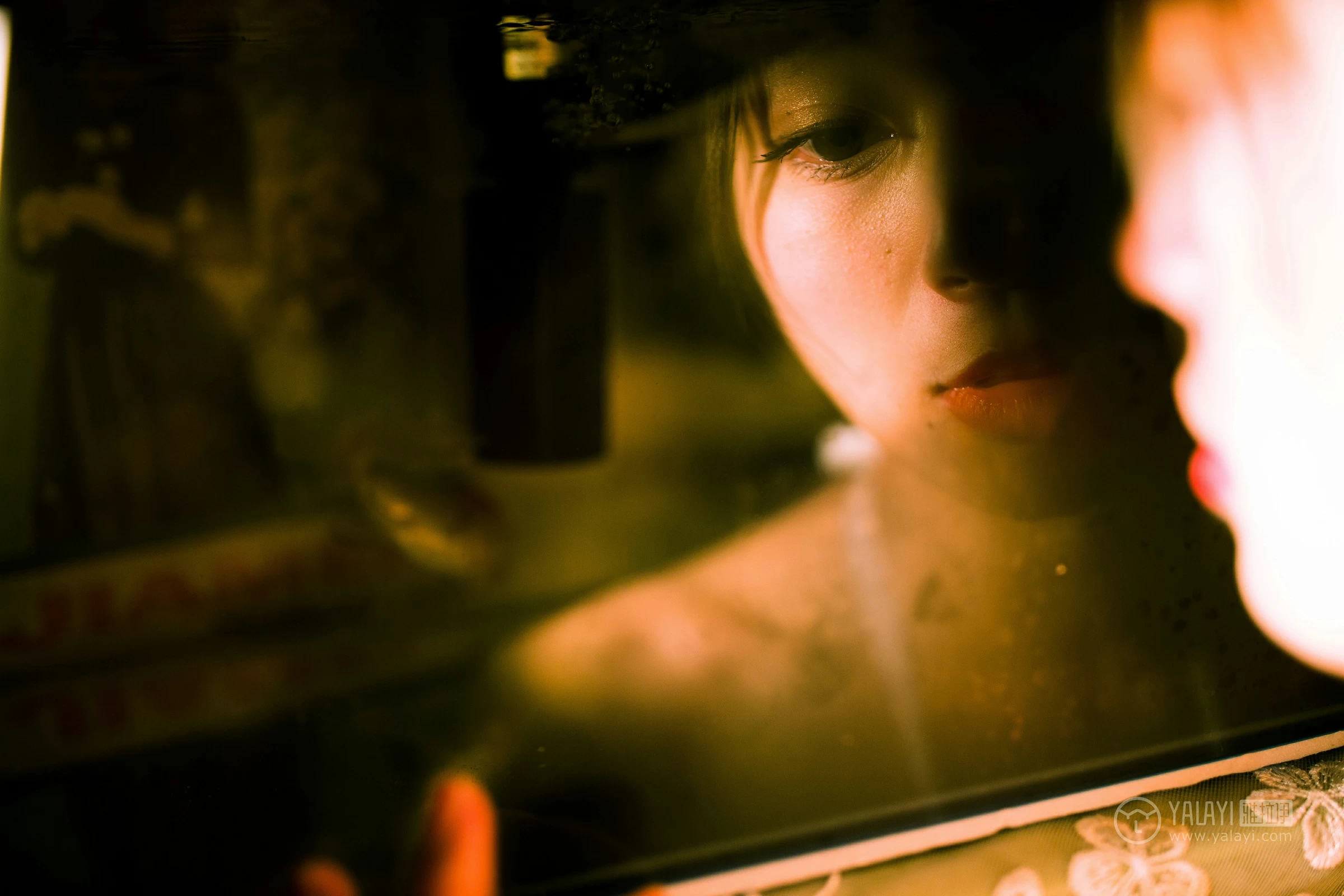 [YALAYI雅拉伊]No.191 轻舞飞扬 米粒米粒 白色吊带裸背婚纱连衣裙性感私房写真集第19张