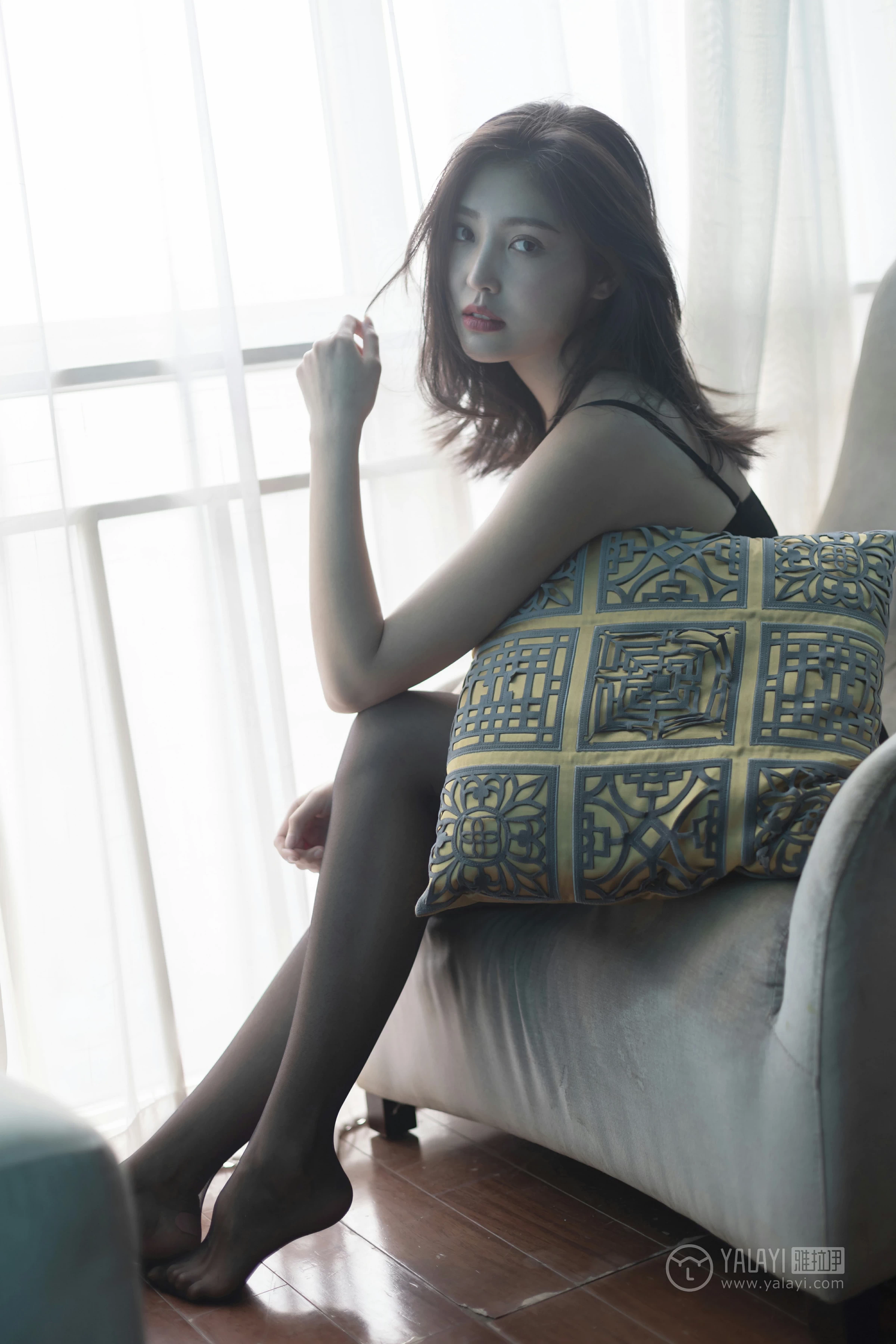 [YALAYI雅拉伊]No.218 独角戏 仓儿 黑色紧身内衣性感私房写真集第8张